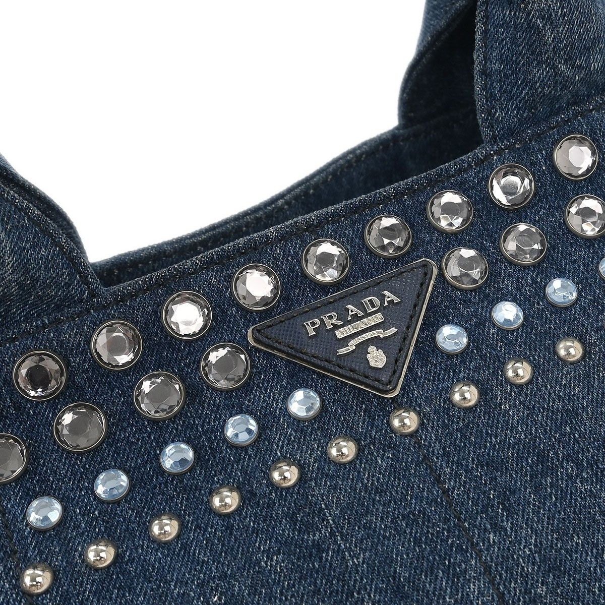 Prada Prada Canapa Convertible Tote Denim Size ONE SIZE - 9 Thumbnail