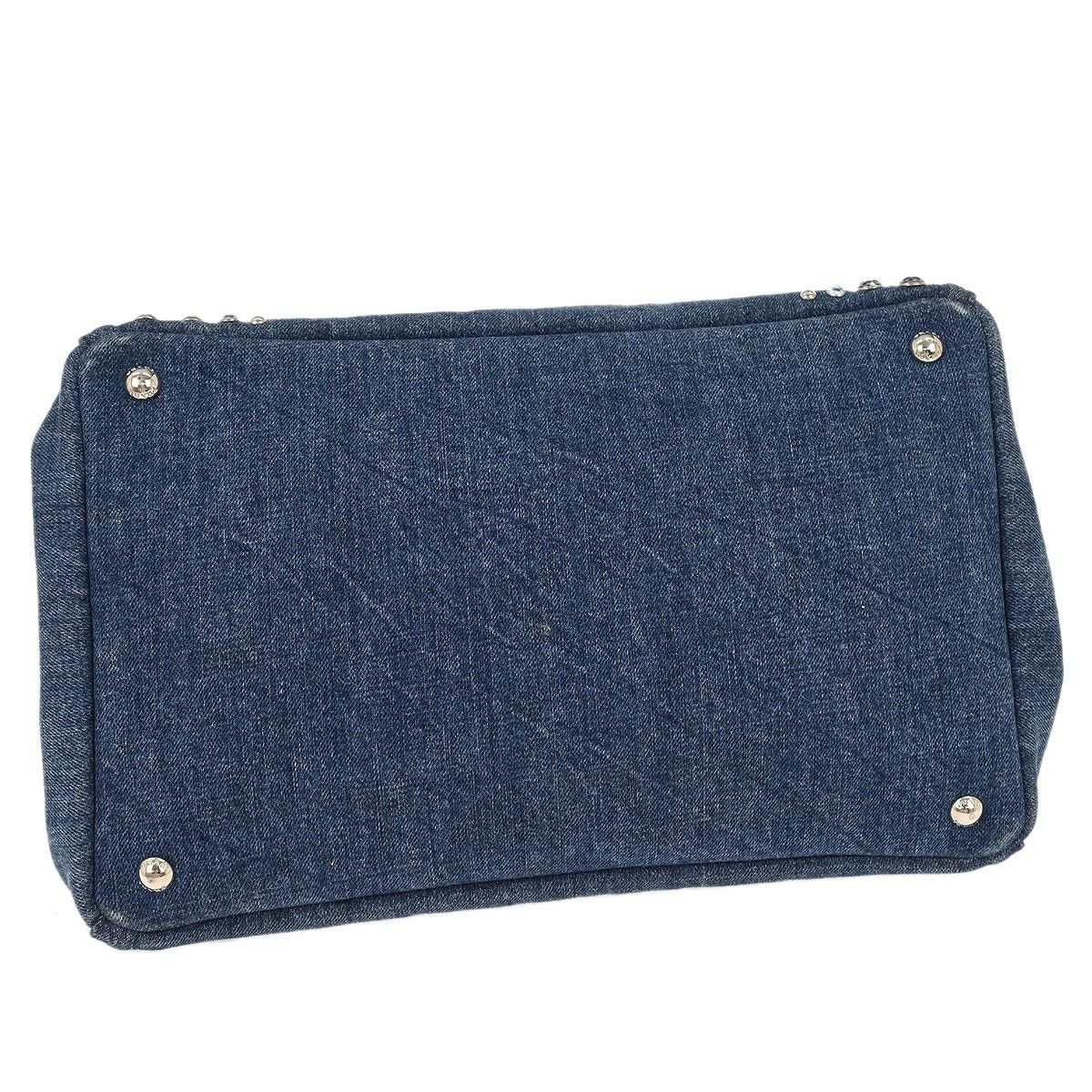 Prada Prada Canapa Convertible Tote Denim Size ONE SIZE - 6 Thumbnail