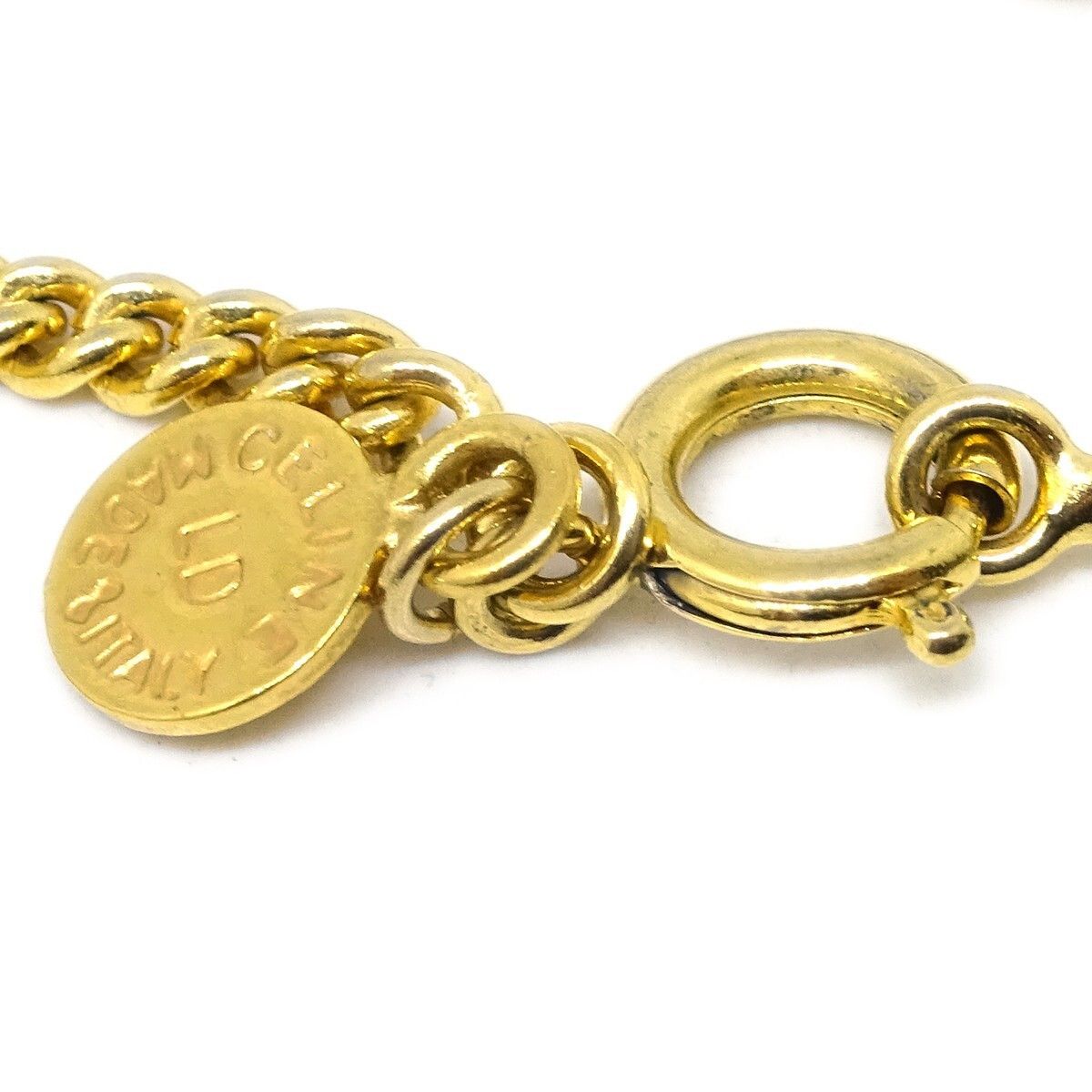 Celine Celine Vintage Logo Circle Pendant Metal Size ONE SIZE - 4 Thumbnail