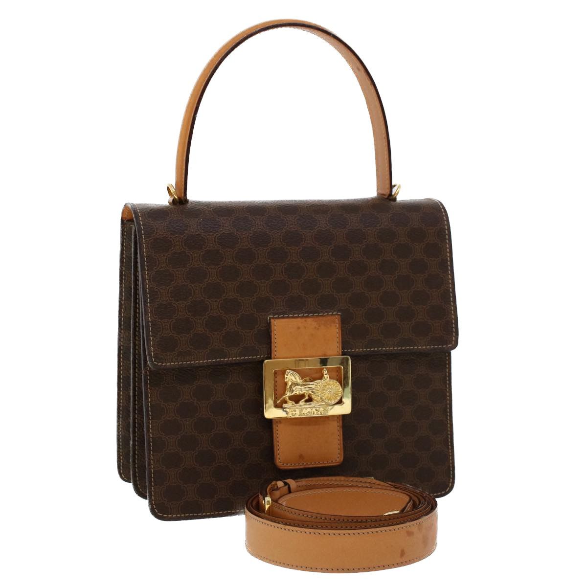 Celine Celine Macadam Handbag Macadam with leather Size ONE SIZE - 2 Thumbnail