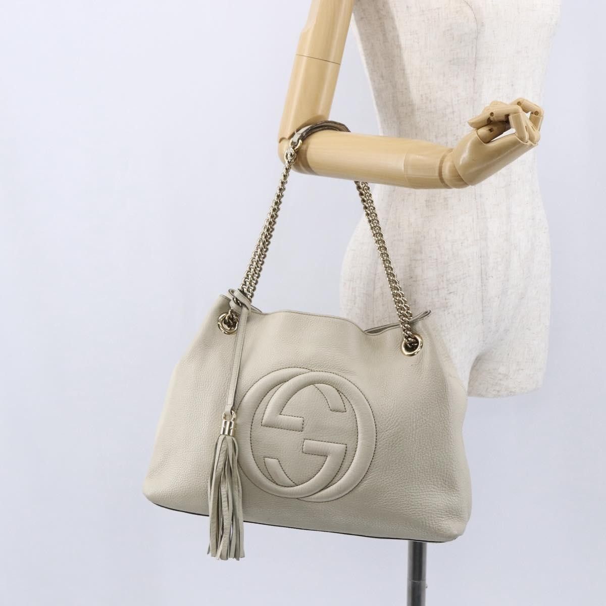 Gucci Gucci Soho Chain Strap Shoulder Bag Leather Size ONE SIZE - 14 Thumbnail
