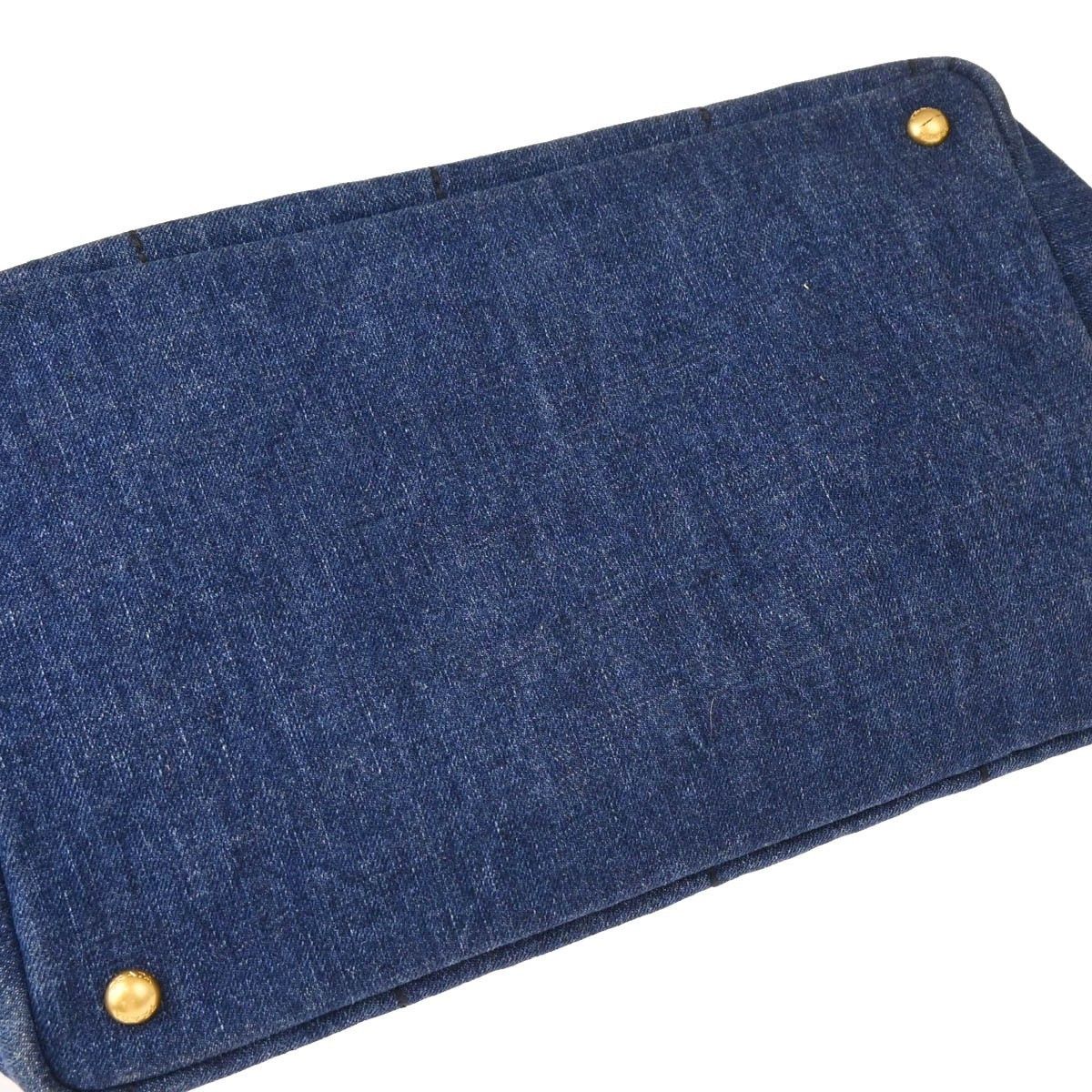 Prada Prada Canapa Convertible Tote Denim Size ONE SIZE - 8 Thumbnail