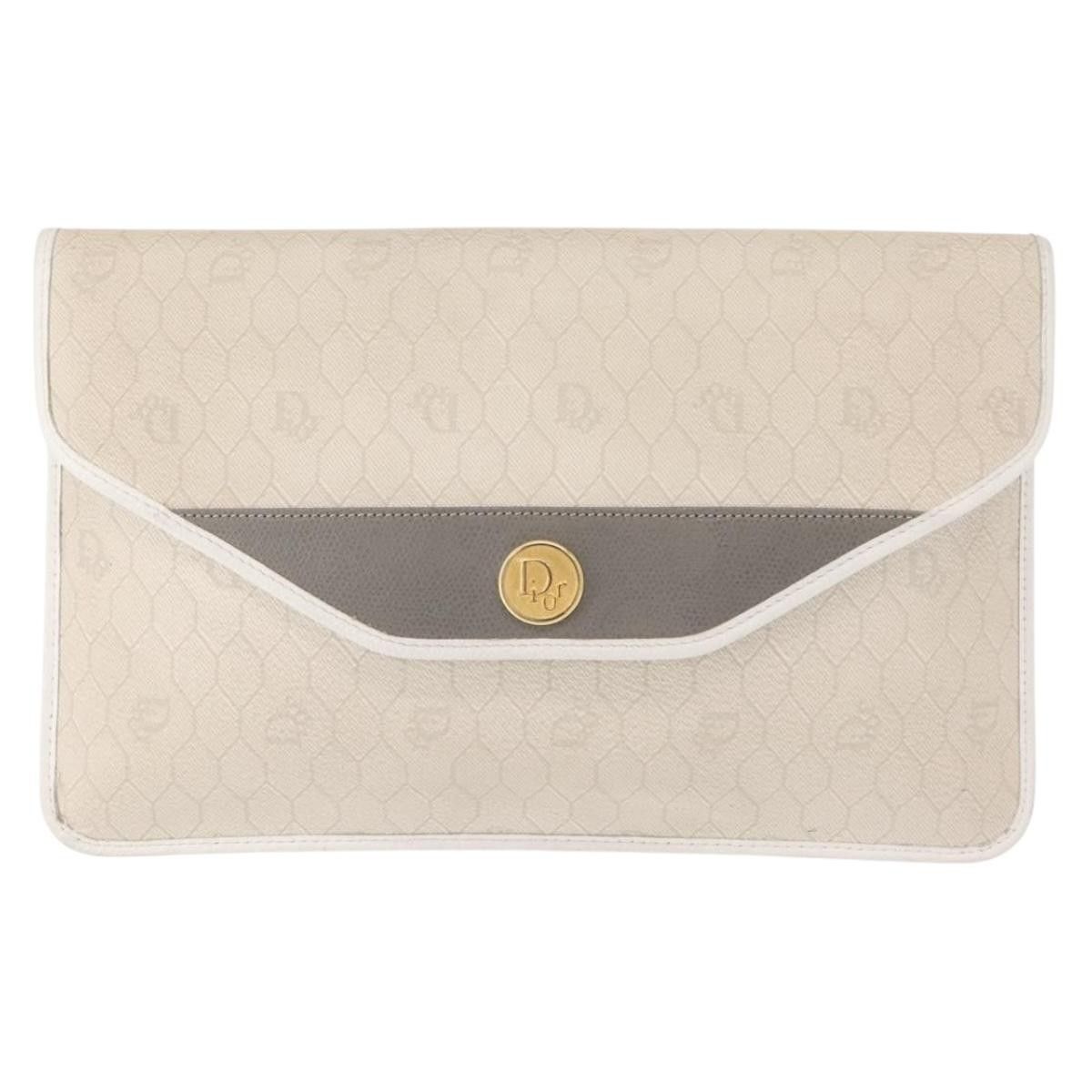Dior Christian Dior Vintage honeycomb clutch Canvas Size ONE SIZE - 16 Thumbnail