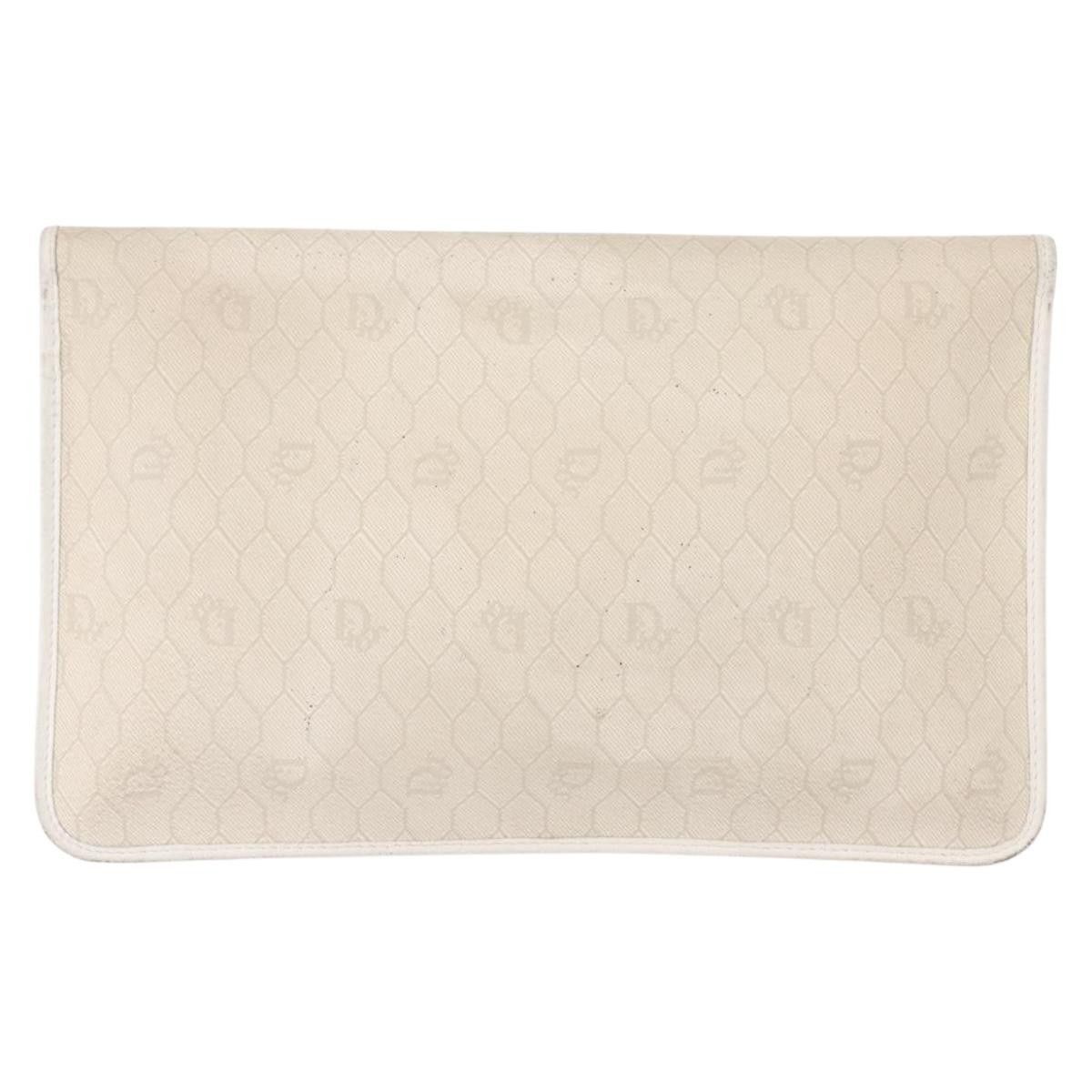 Dior Christian Dior Vintage honeycomb clutch Canvas Size ONE SIZE - 2 Thumbnail