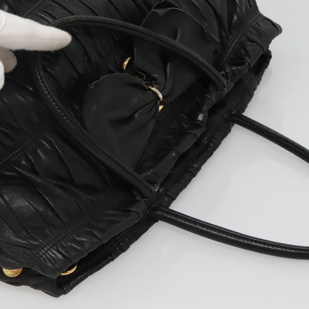 Prada Prada Gaufre Ribbon handbag Leather Size ONE SIZE - 16 Thumbnail