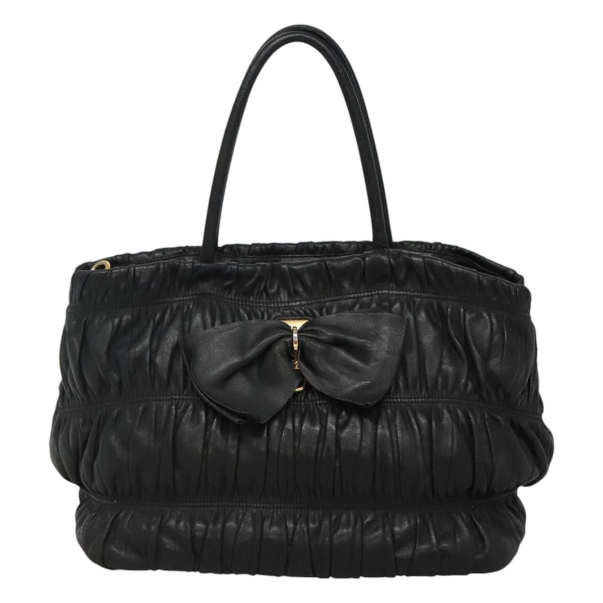 Prada Prada Gaufre Ribbon handbag Leather Size ONE SIZE - 18 Thumbnail