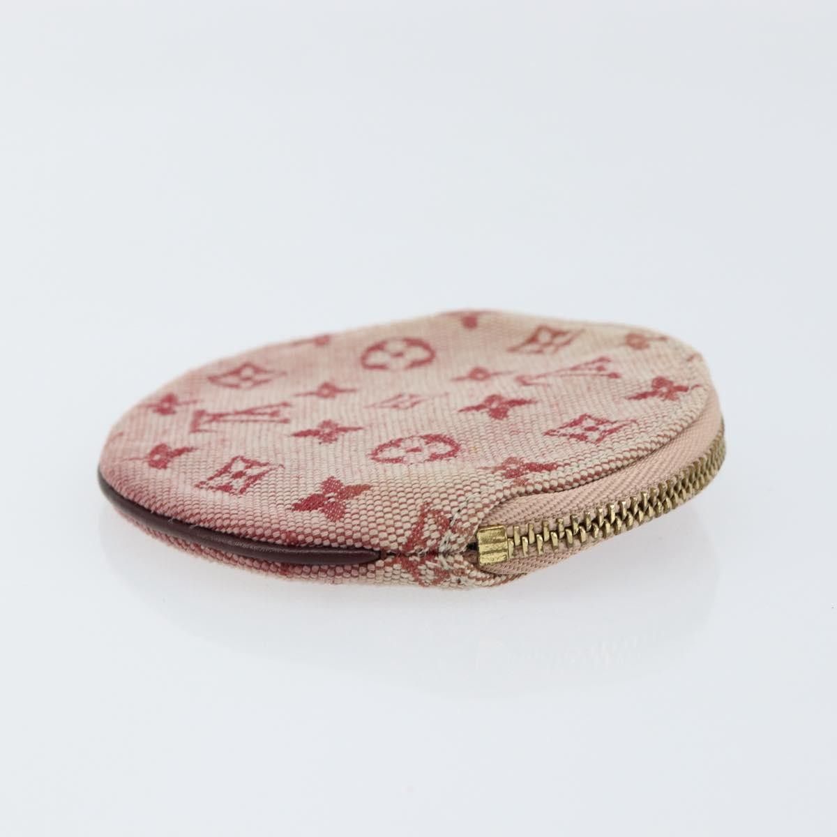 Louis Vuitton Louis Vuitton Round Coin Purse Mini Lin Size ONE SIZE - 3 Thumbnail