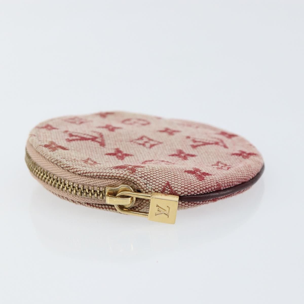 Louis Vuitton Louis Vuitton Round Coin Purse Mini Lin Size ONE SIZE - 4 Thumbnail