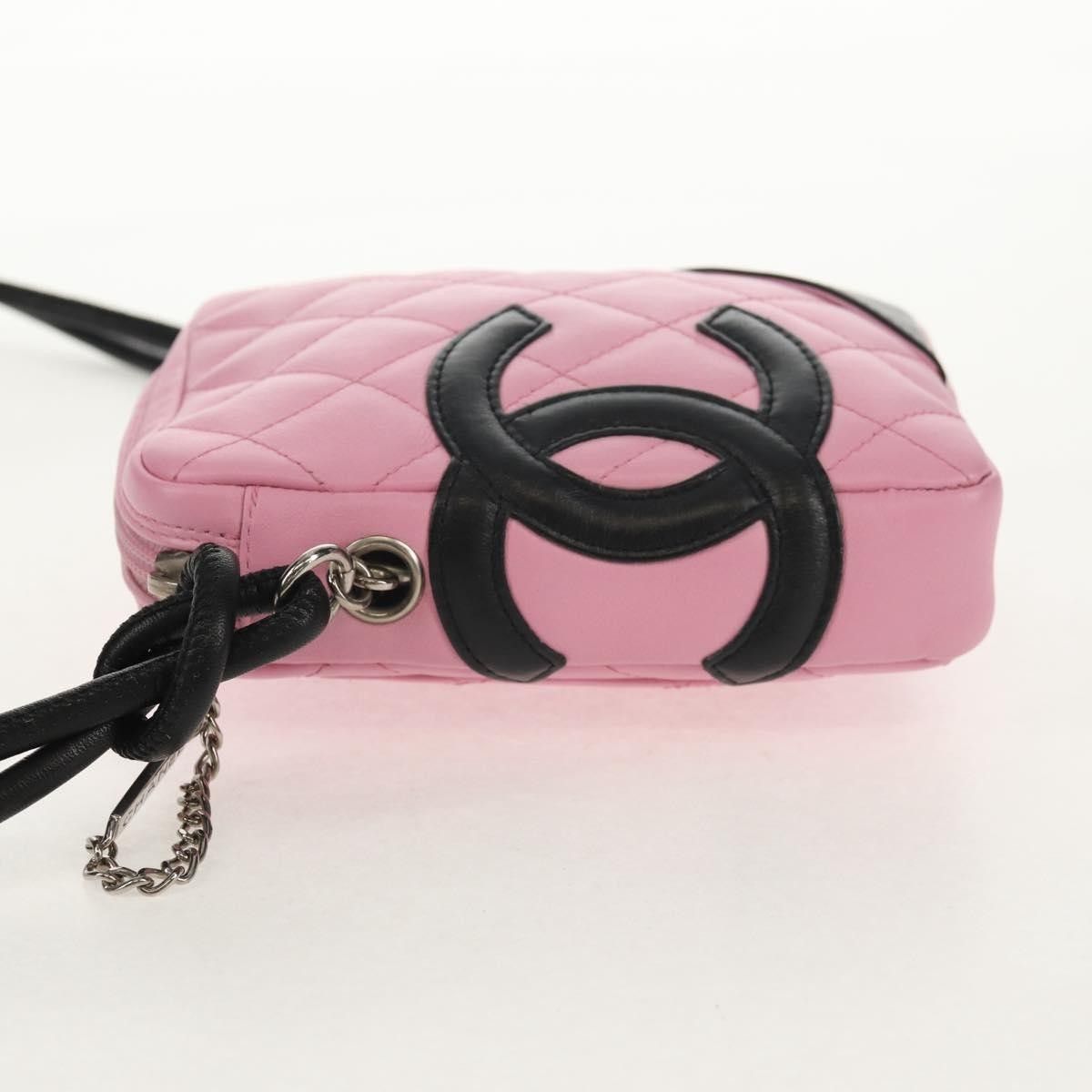 Chanel Chanel Cambon Zip Pouch Quilted Leather Size ONE SIZE - 3 Thumbnail