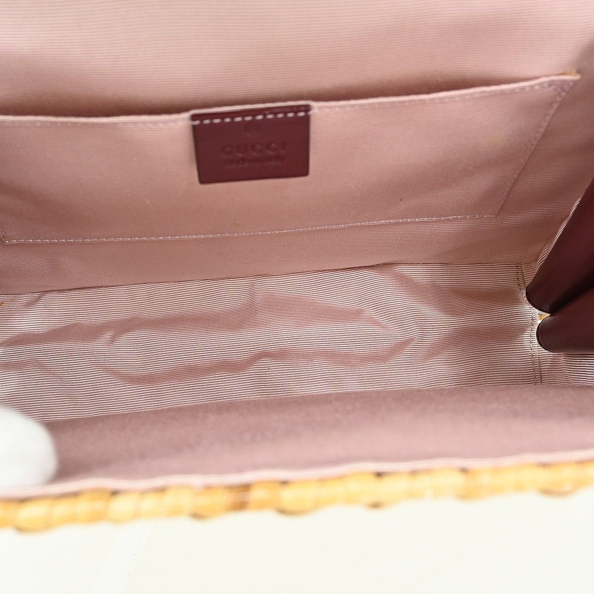 Gucci Gucci Sylvie 1969 Top Handle Bag Leather and Wicker Size ONE SIZE - 3 Thumbnail
