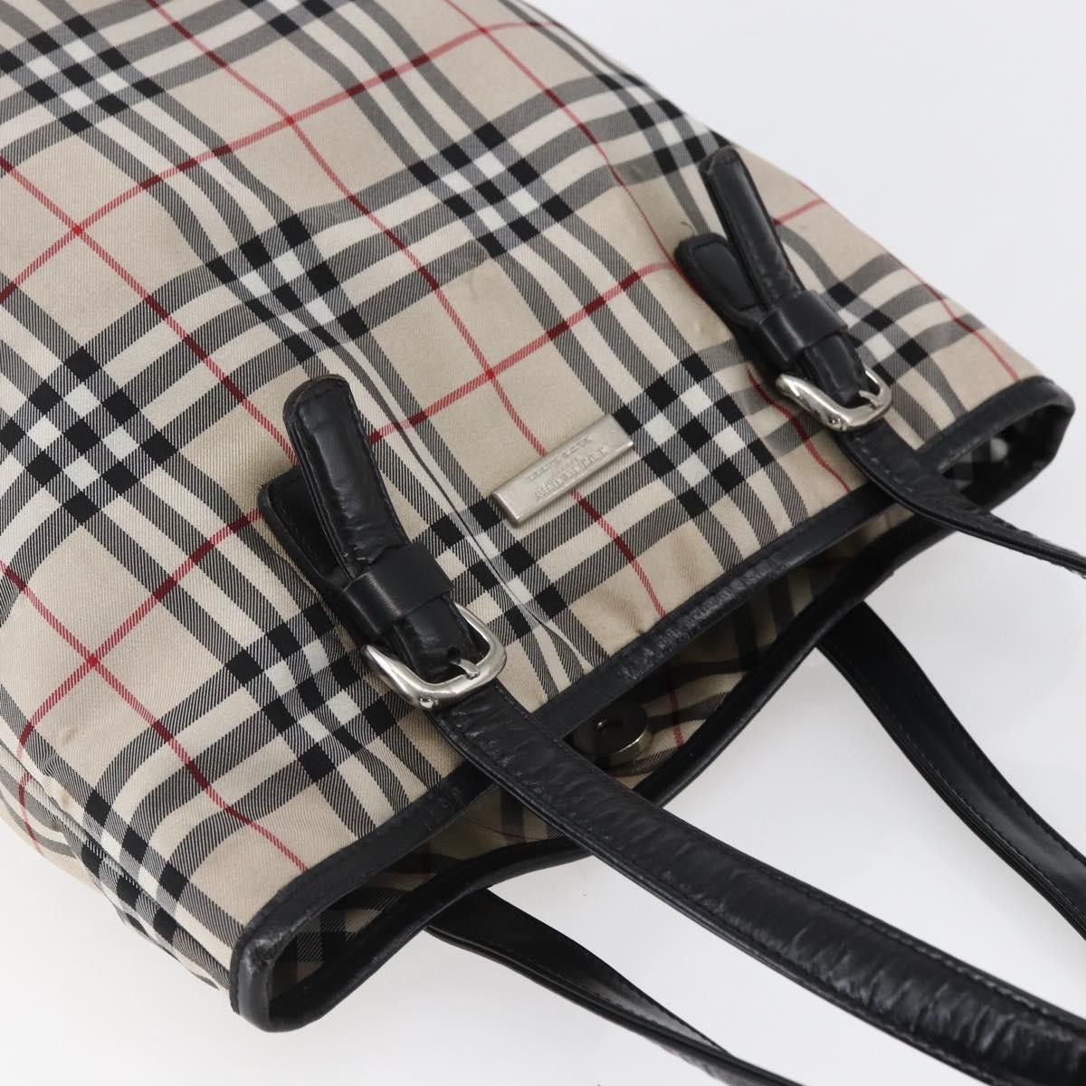 Burberry Burberry Nova Check Tote Nylon Size ONE SIZE - 13 Thumbnail