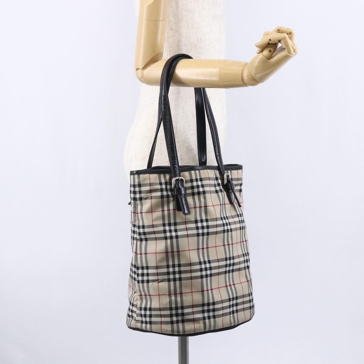 Burberry Burberry Nova Check Tote Nylon Size ONE SIZE - 15 Thumbnail