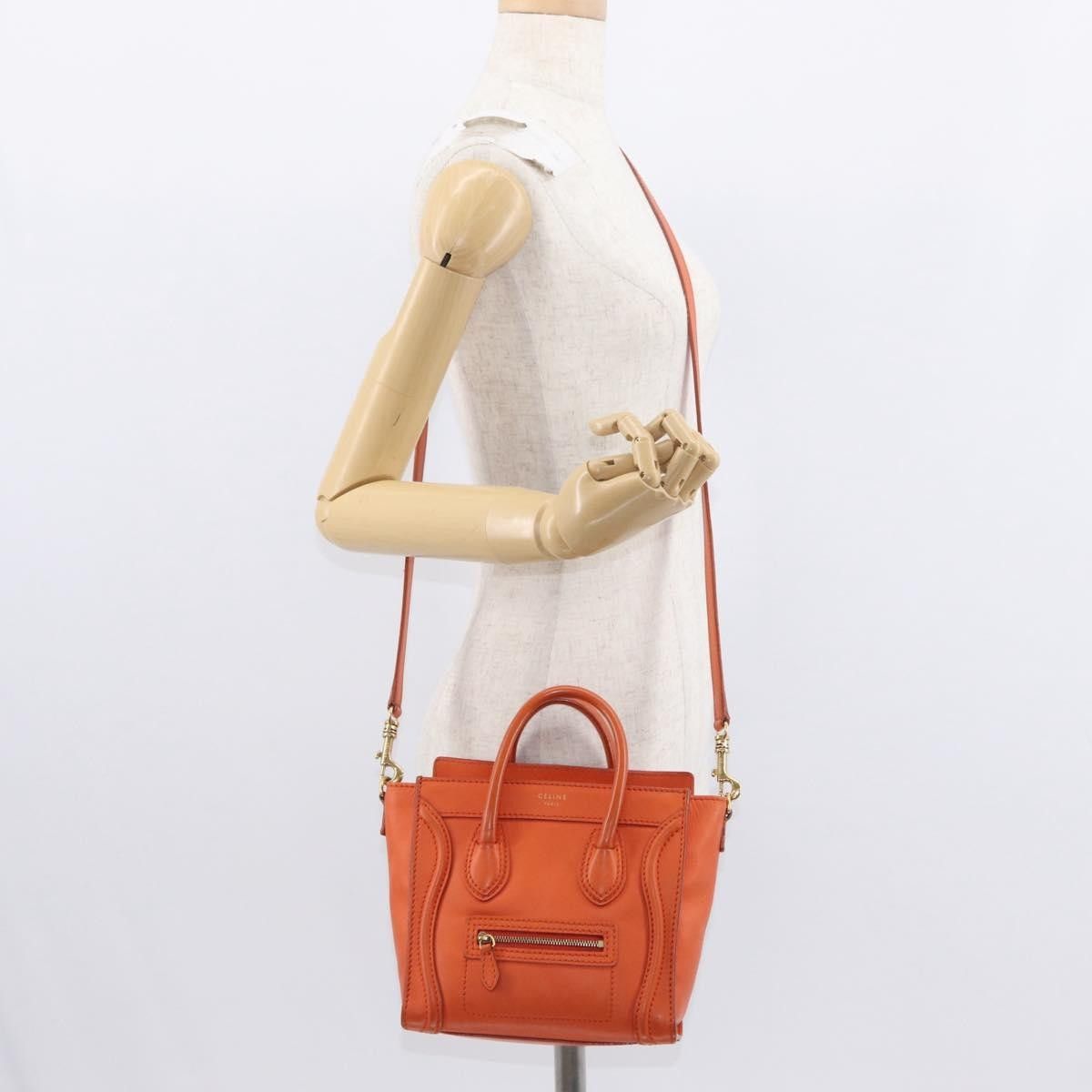 Celine Celine Luggage Bag Smooth Leather Size ONE SIZE - 17 Thumbnail