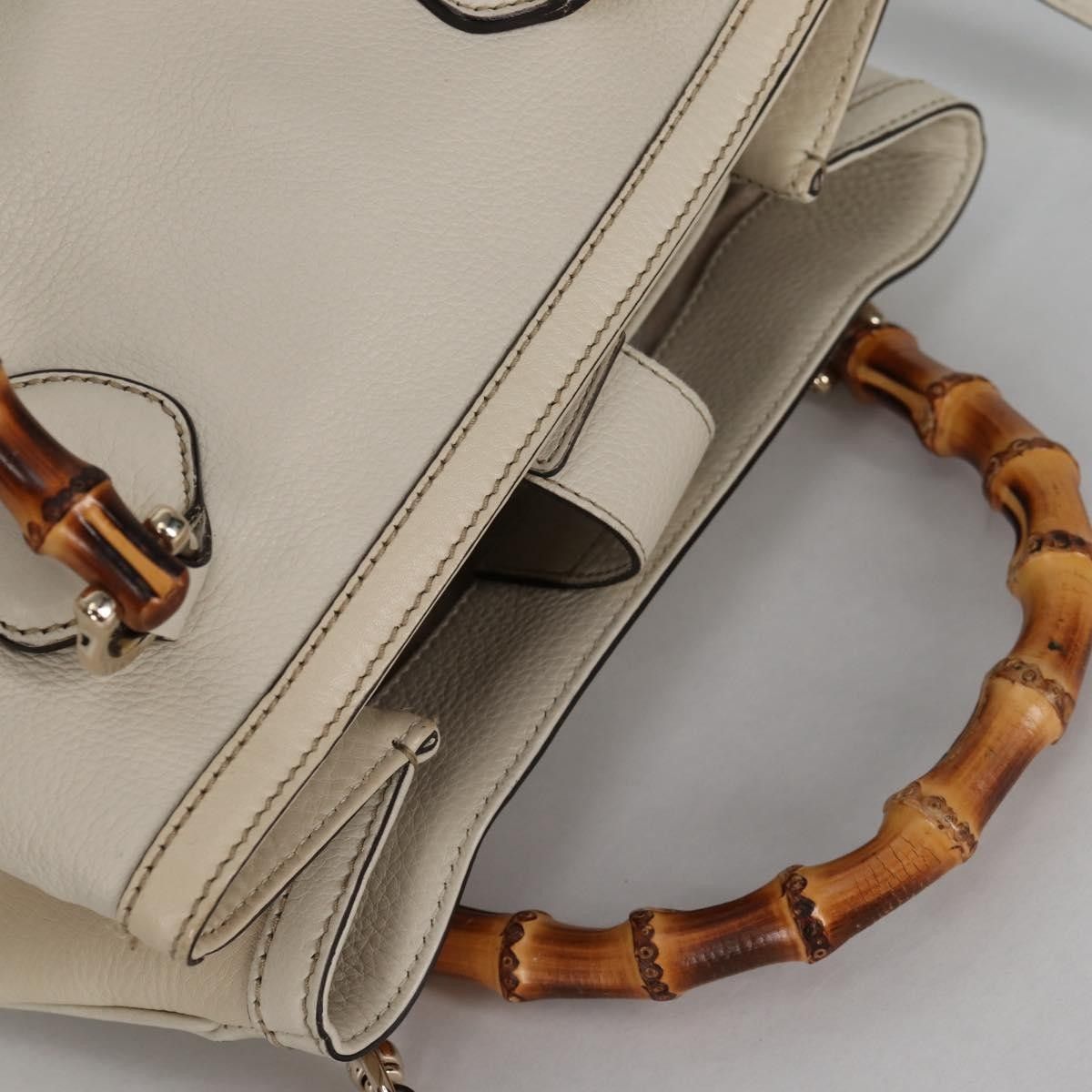 Gucci Gucci Diana Bamboo Top Handle Tote Leather Size ONE SIZE - 16 Thumbnail