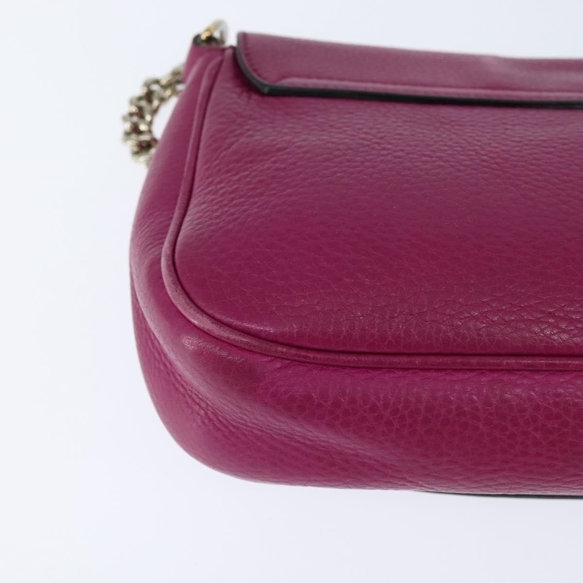 Gucci Gucci Soho Chain Crossbody Bag Leather Size ONE SIZE - 11 Thumbnail