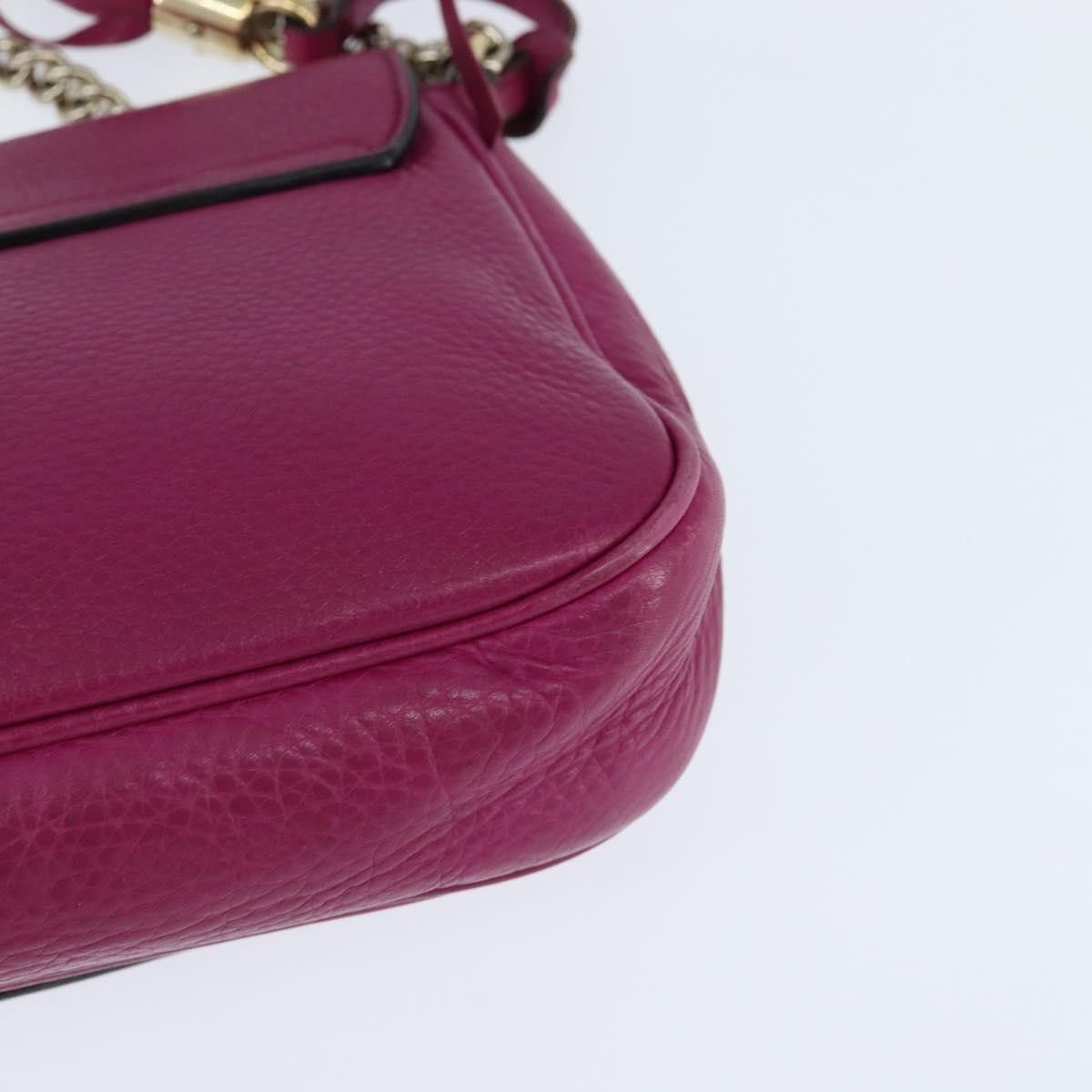 Gucci Gucci Soho Chain Crossbody Bag Leather Size ONE SIZE - 10 Thumbnail