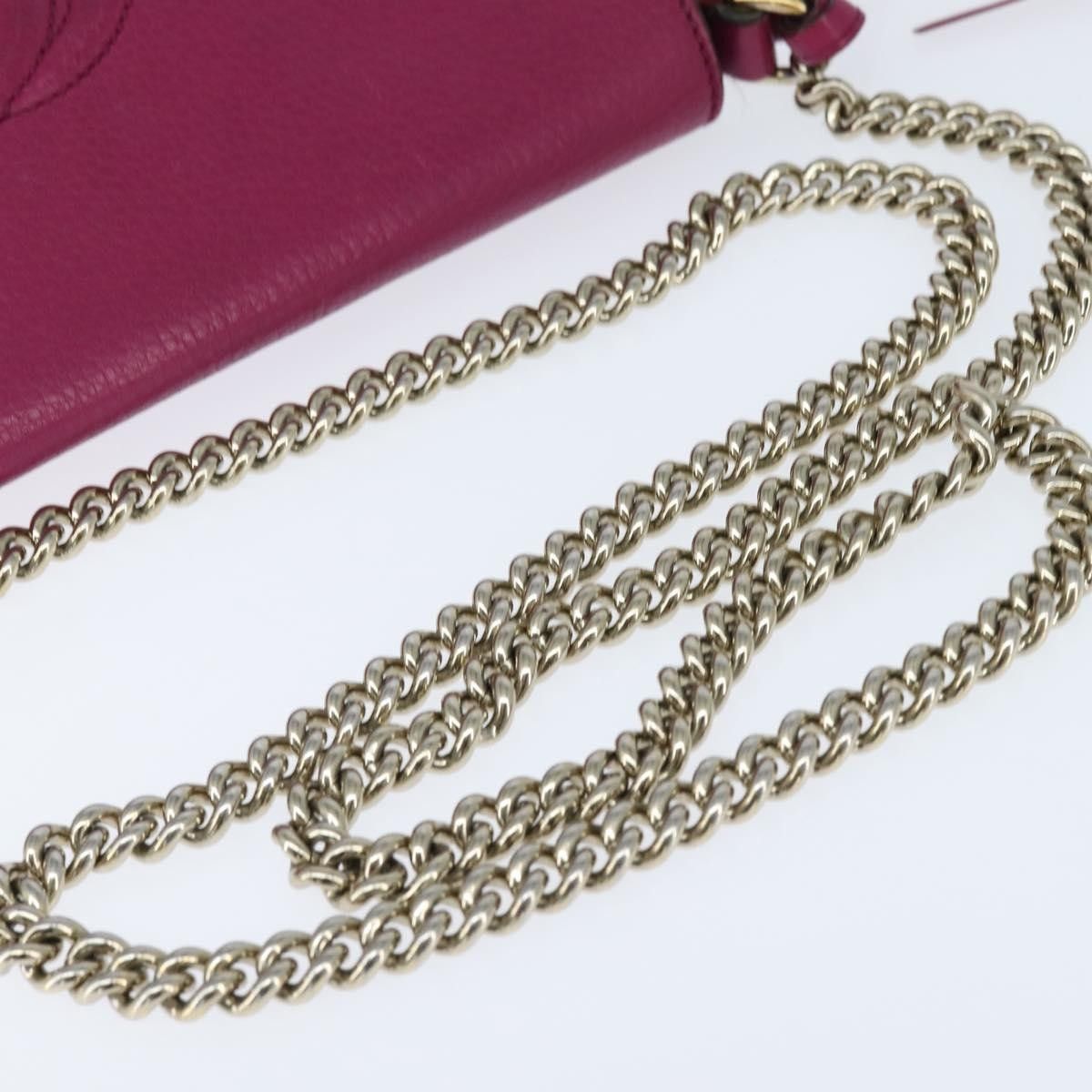 Gucci Gucci Soho Chain Crossbody Bag Leather Size ONE SIZE - 8 Thumbnail