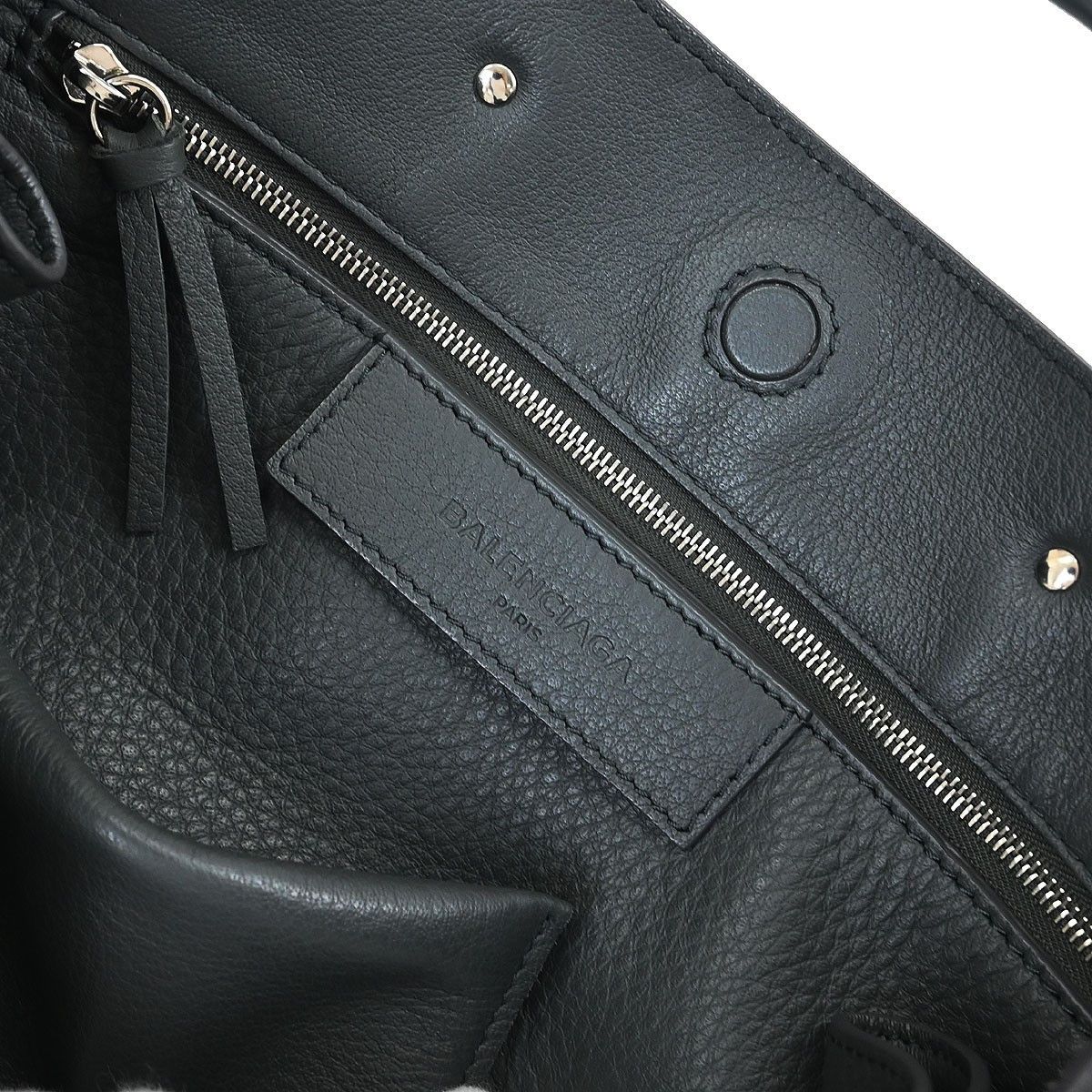 Balenciaga Balenciaga Papier A4 Zip Around Classic Studs Bag Leather Size ONE SIZE - 4 Thumbnail