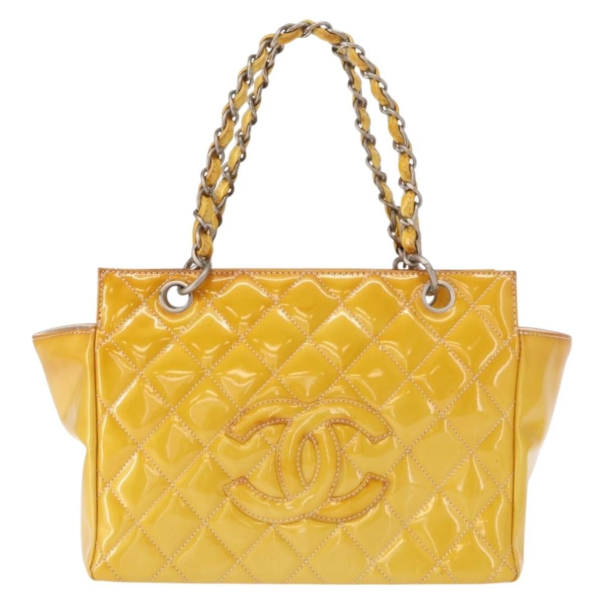 Chanel Chanel Vintage Petite Timeless Tote Quilted Patent Size ONE SIZE - 17 Thumbnail