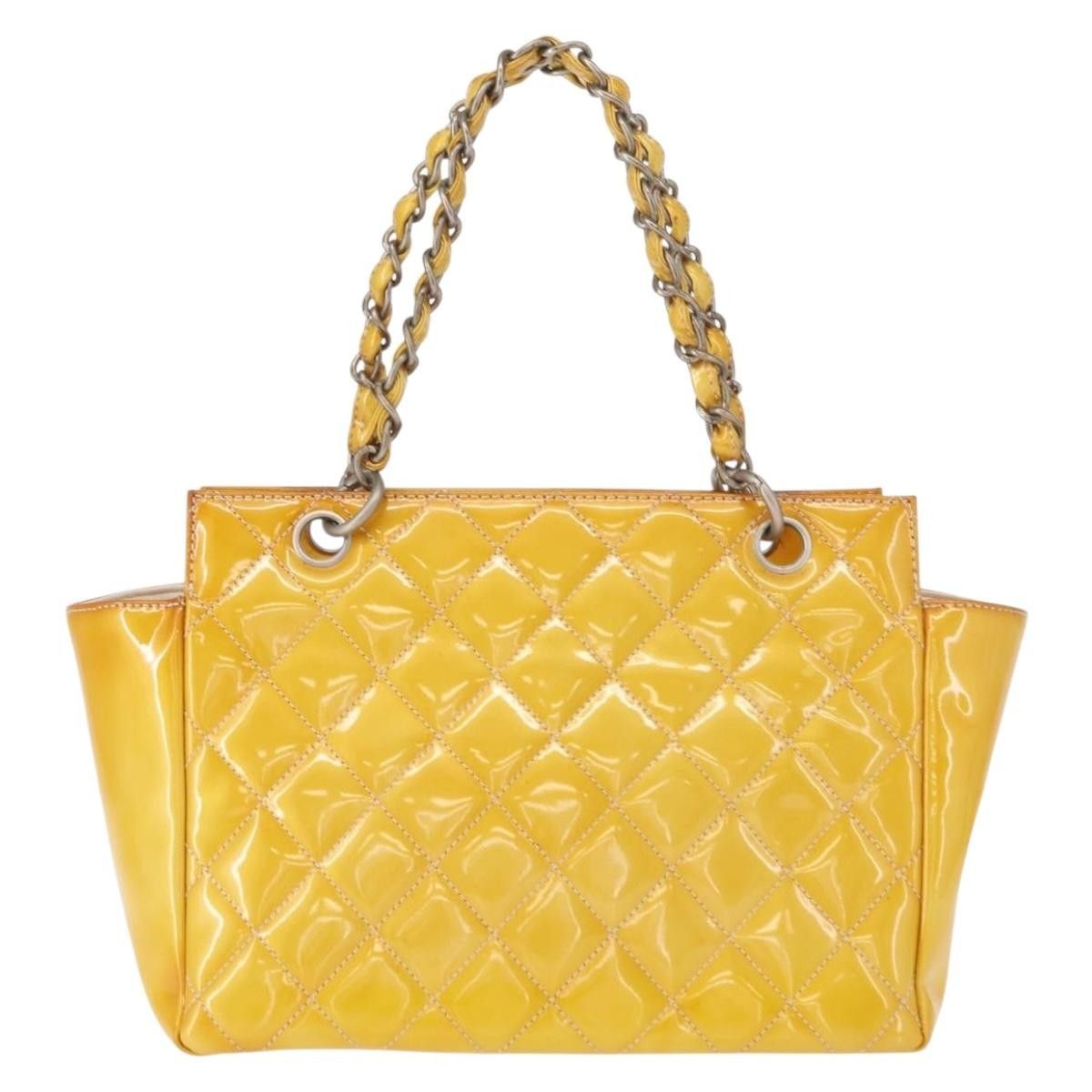 Chanel Chanel Vintage Petite Timeless Tote Quilted Patent Size ONE SIZE - 2 Thumbnail