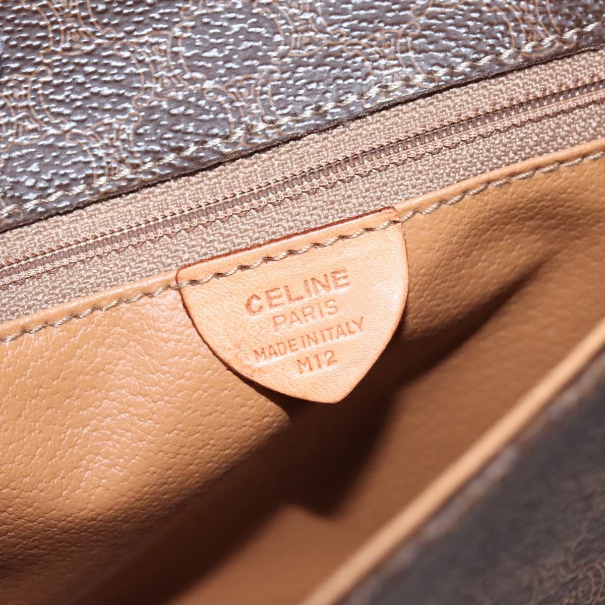 Celine Celine Vintage Macadam Circle Logo Shoulder Bag Canvas and Leather Size ONE SIZE - 20 Thumbnail