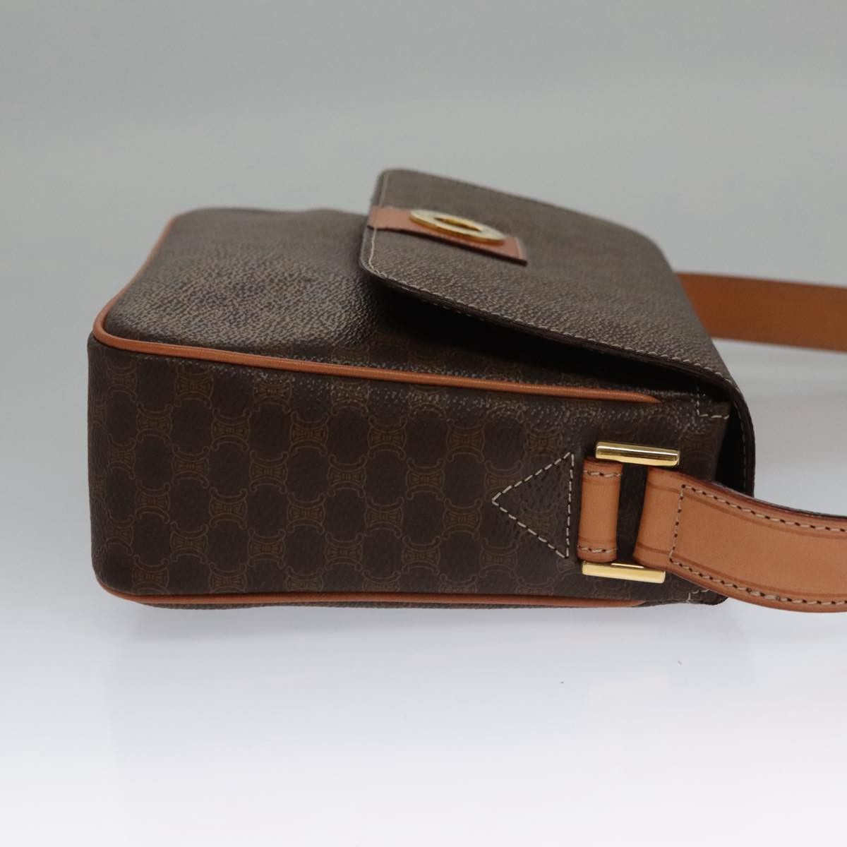 Celine Celine Vintage Macadam Circle Logo Shoulder Bag Canvas and Leather Size ONE SIZE - 16 Thumbnail