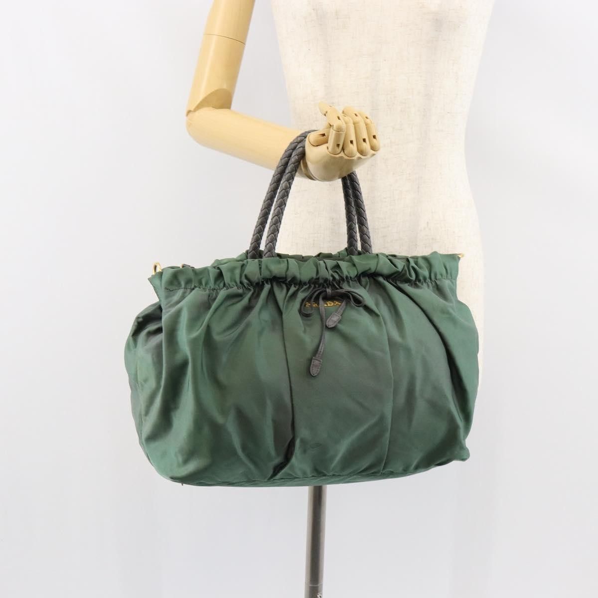 Prada Prada Convertible Bow Tote Tessuto Size ONE SIZE - 15 Thumbnail