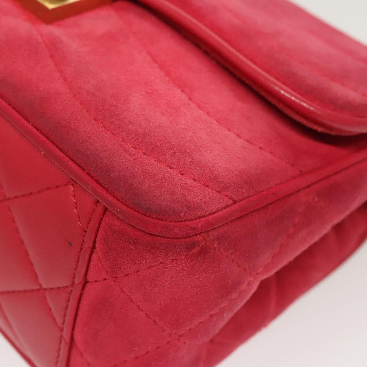 Chanel Chanel Chain Flap Shoulder Bag Suede Size ONE SIZE - 8 Thumbnail