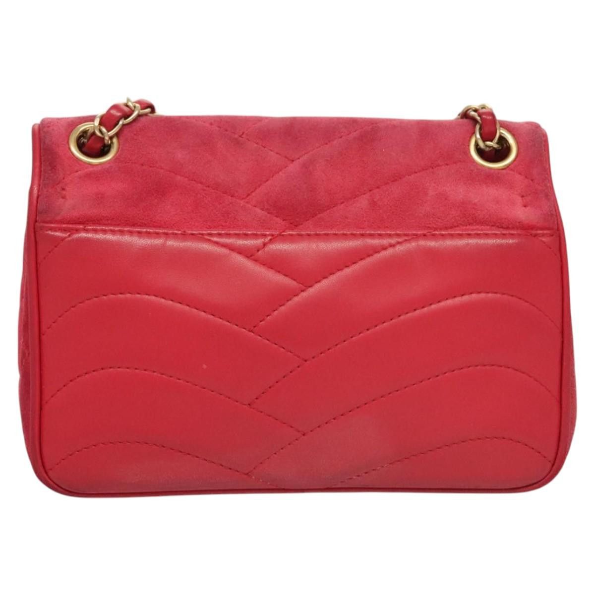 Chanel Chanel Chain Flap Shoulder Bag Suede Size ONE SIZE - 2 Thumbnail