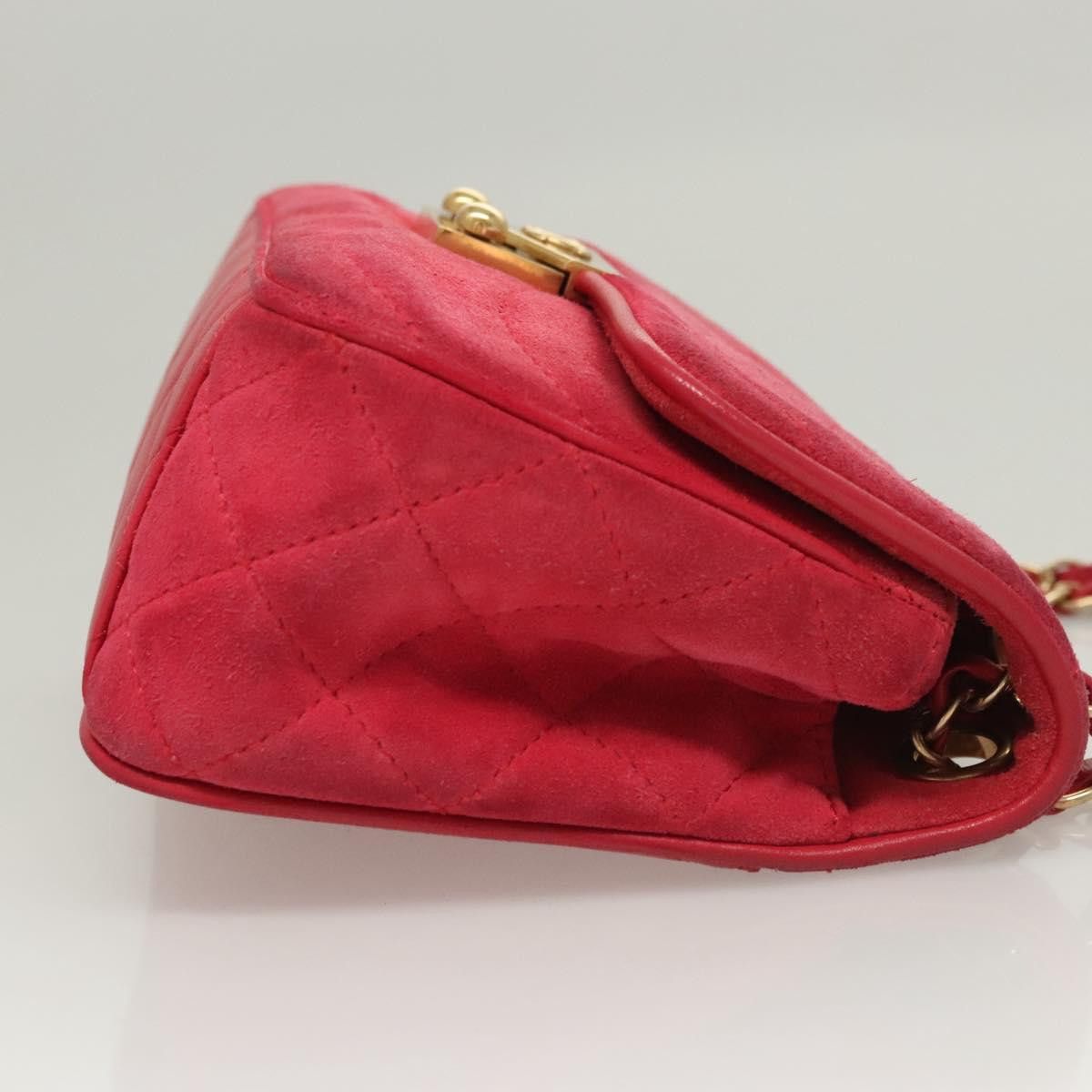 Chanel Chanel Chain Flap Shoulder Bag Suede Size ONE SIZE - 4 Thumbnail