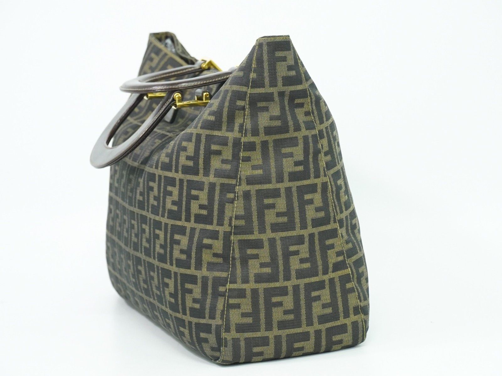 Fendi Fendi Vintage Zucca Handbag Zucca Size ONE SIZE - 3 Thumbnail