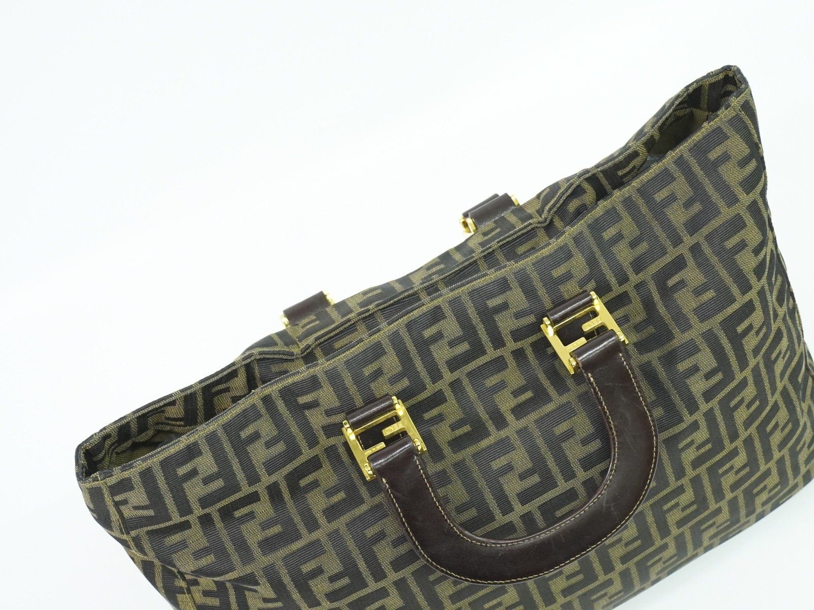 Fendi Fendi Vintage Zucca Handbag Zucca Size ONE SIZE - 5 Thumbnail
