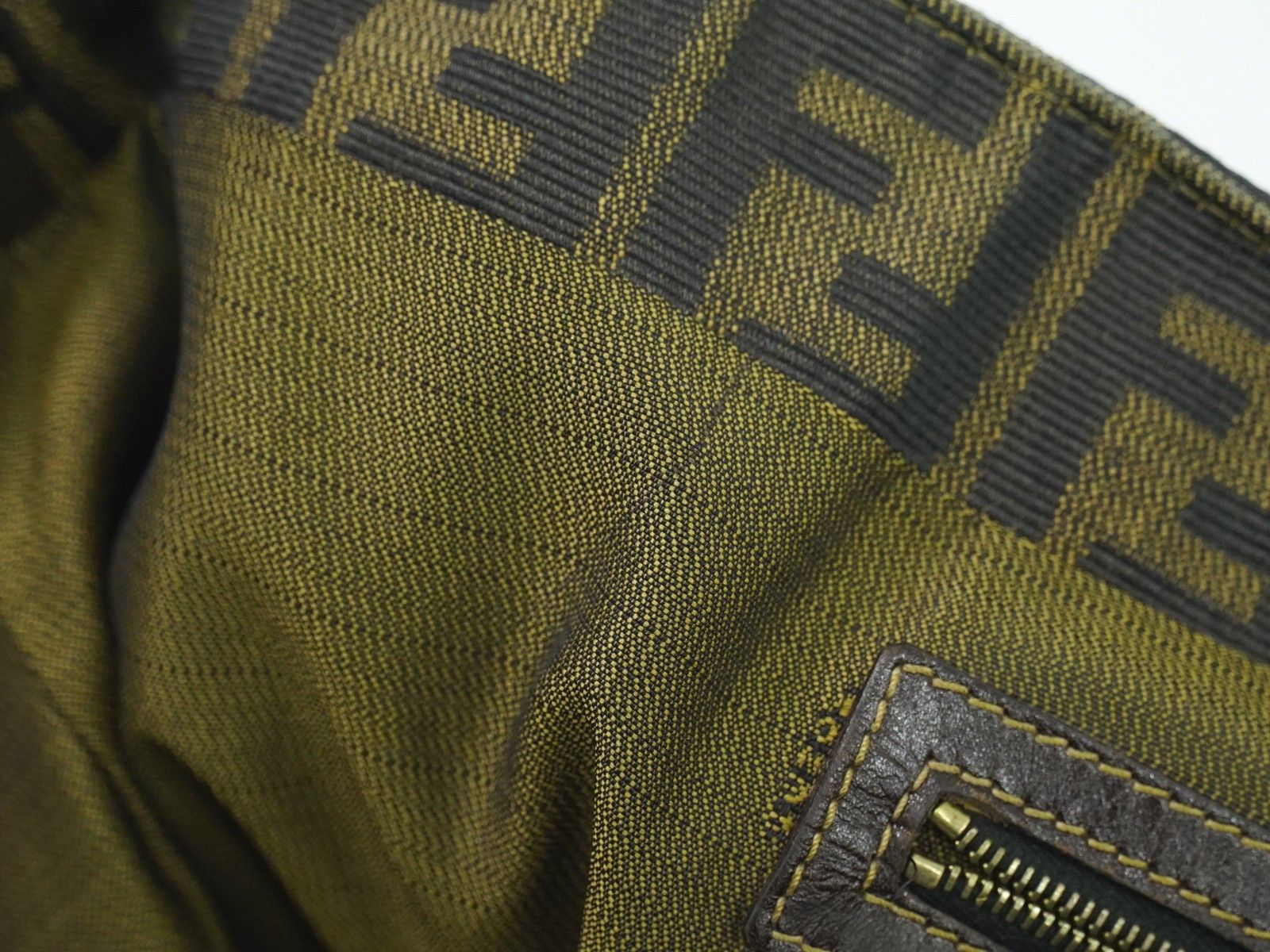 Fendi Fendi Vintage Zucca Handbag Zucca Size ONE SIZE - 16 Thumbnail