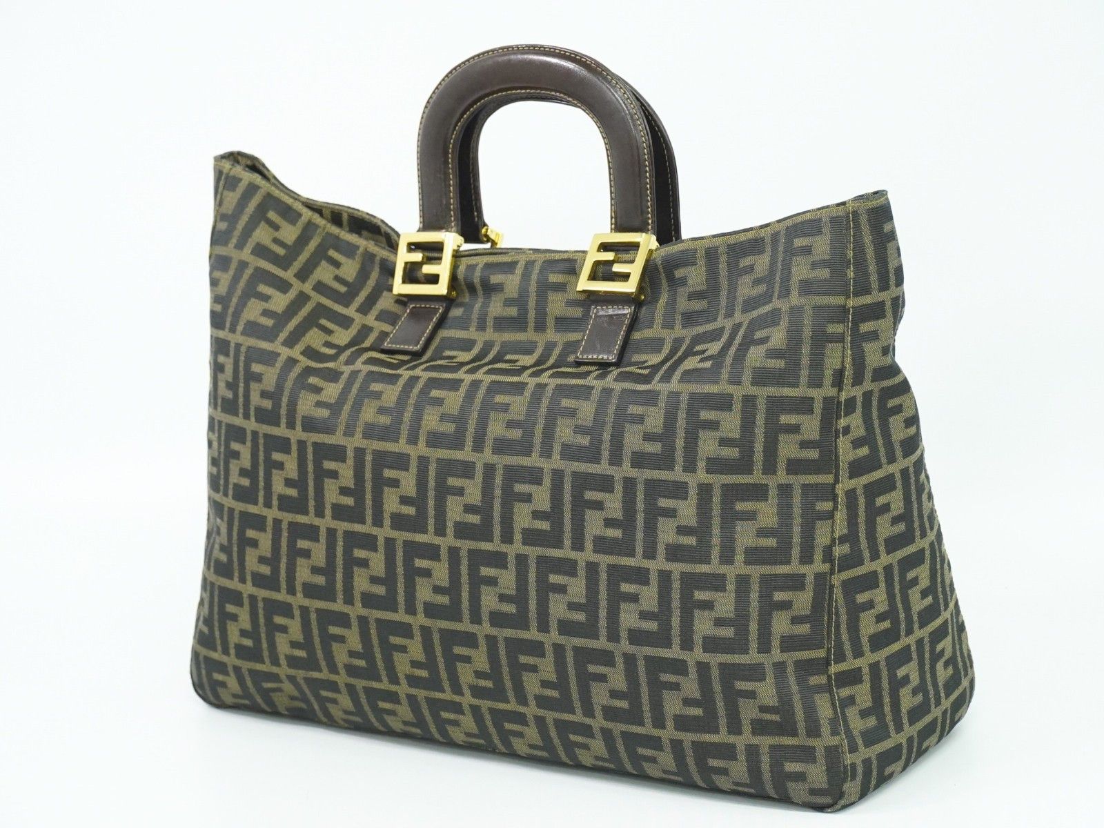 Fendi Fendi Vintage Zucca Handbag Zucca Size ONE SIZE - 2 Thumbnail