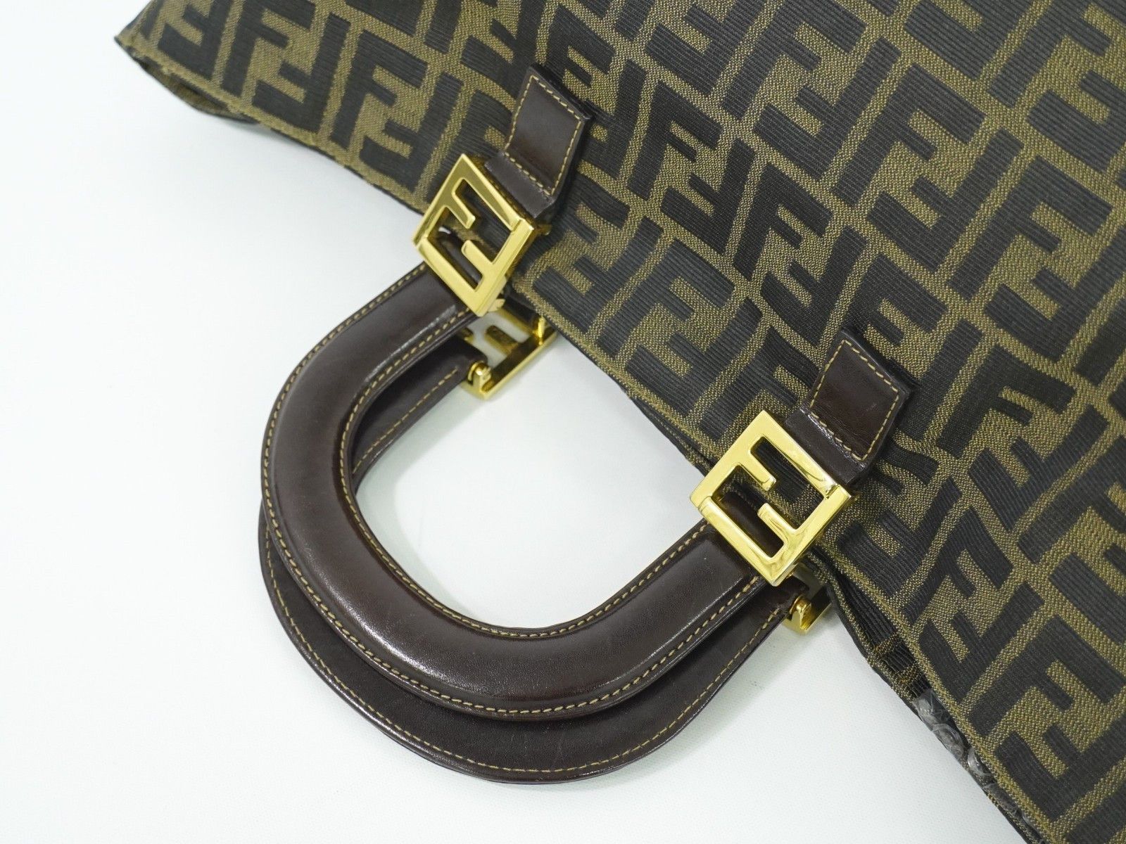 Fendi Fendi Vintage Zucca Handbag Zucca Size ONE SIZE - 7 Thumbnail