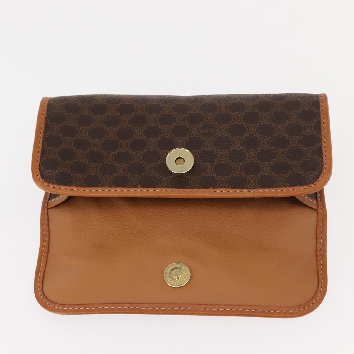 Celine Celine Macadam Pochette Canvas and Leather Size ONE SIZE - 15 Thumbnail