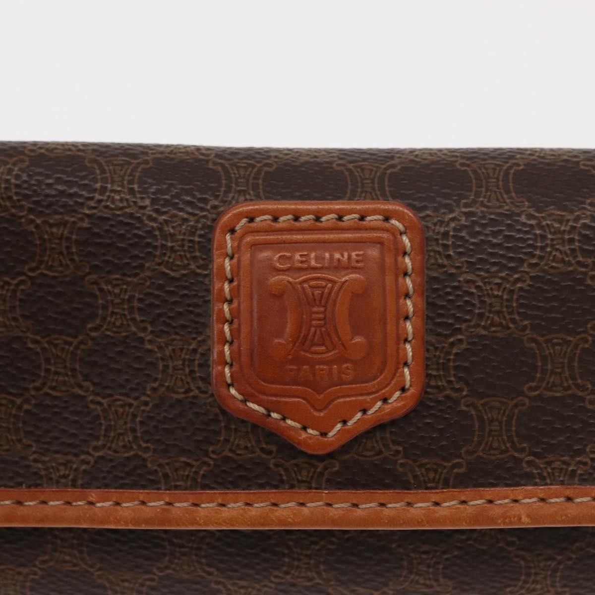 Celine Celine Macadam Pochette Canvas and Leather Size ONE SIZE - 12 Thumbnail