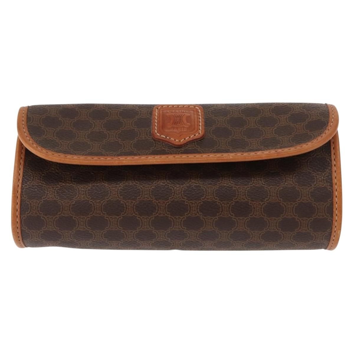 Celine Celine Macadam Pochette Canvas and Leather Size ONE SIZE - 17 Thumbnail