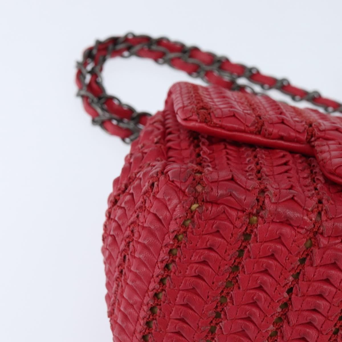 Chanel Chanel Crochet Flap Bag Lambskin Size ONE SIZE - 9 Thumbnail