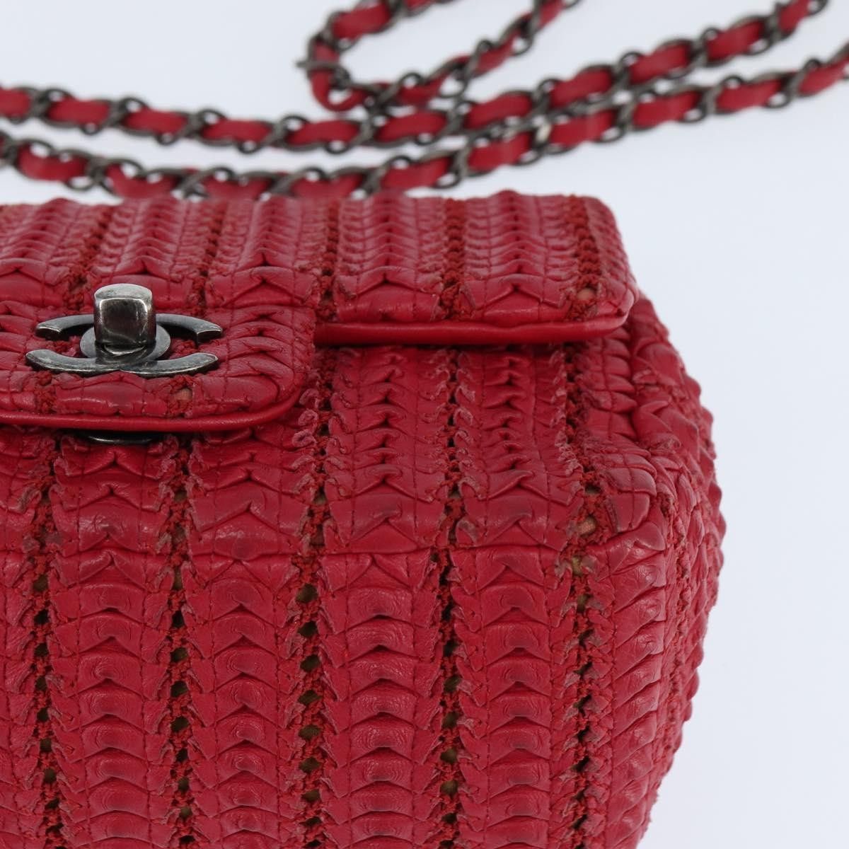 Chanel Chanel Crochet Flap Bag Lambskin Size ONE SIZE - 12 Thumbnail