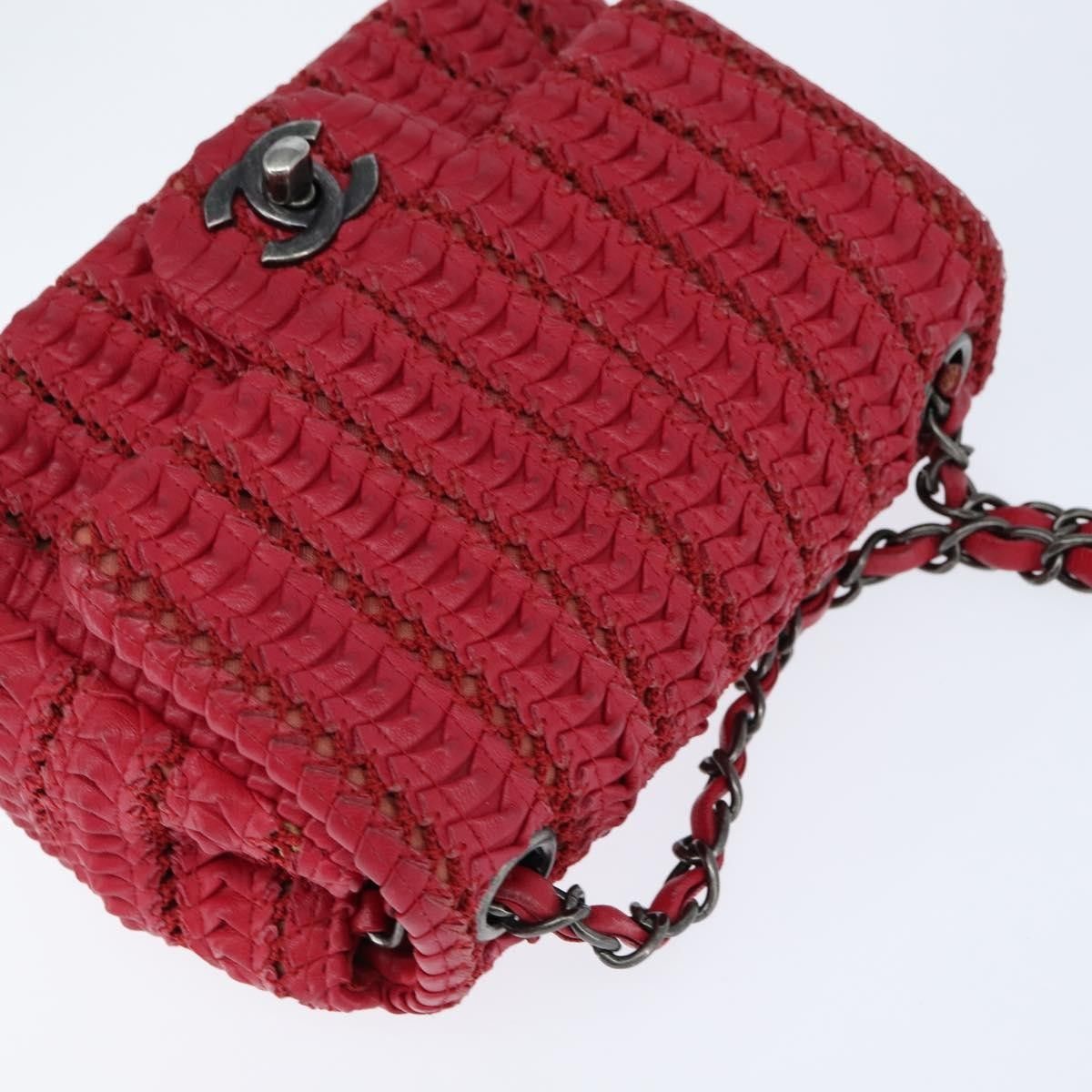 Chanel Chanel Crochet Flap Bag Lambskin Size ONE SIZE - 16 Thumbnail
