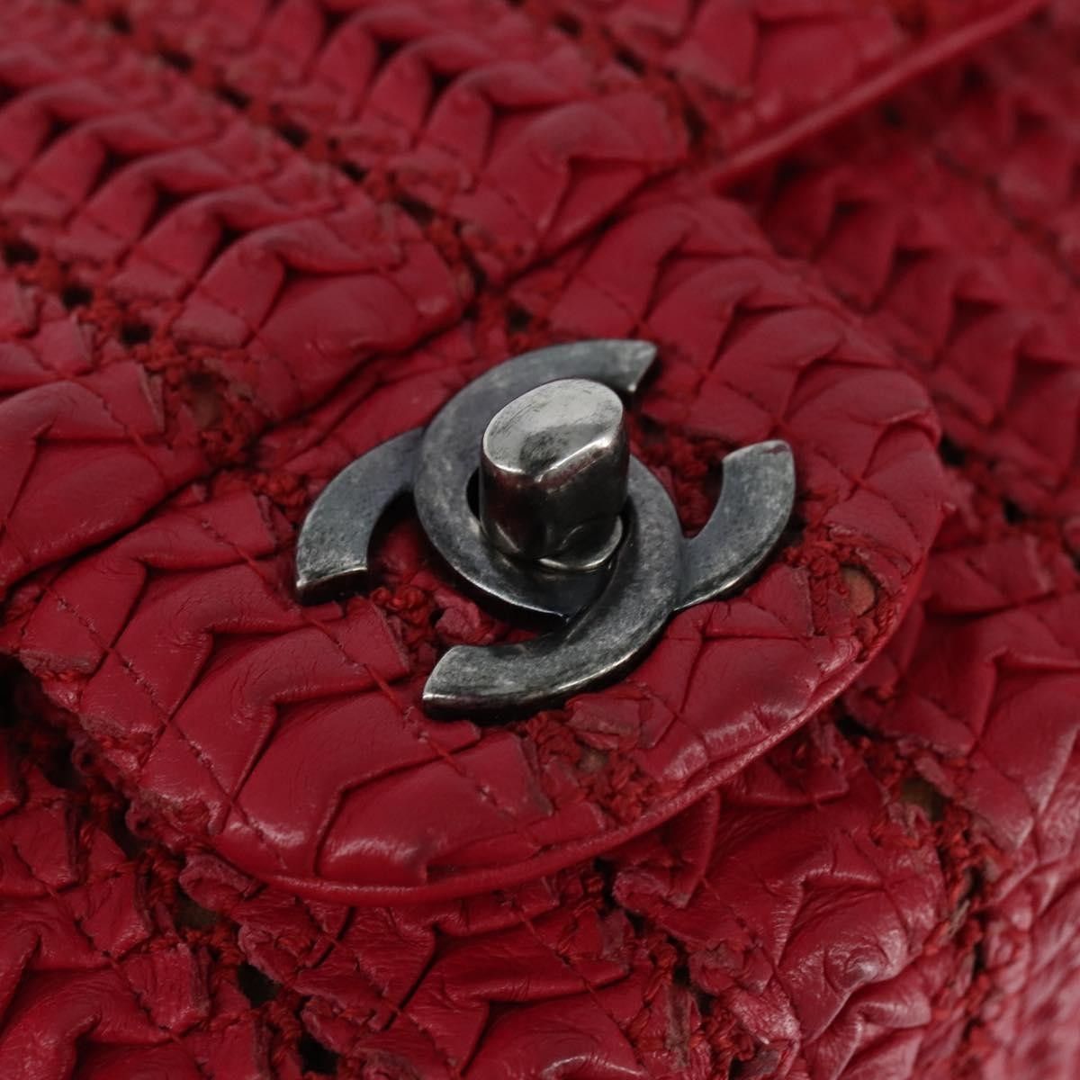 Chanel Chanel Crochet Flap Bag Lambskin Size ONE SIZE - 13 Thumbnail