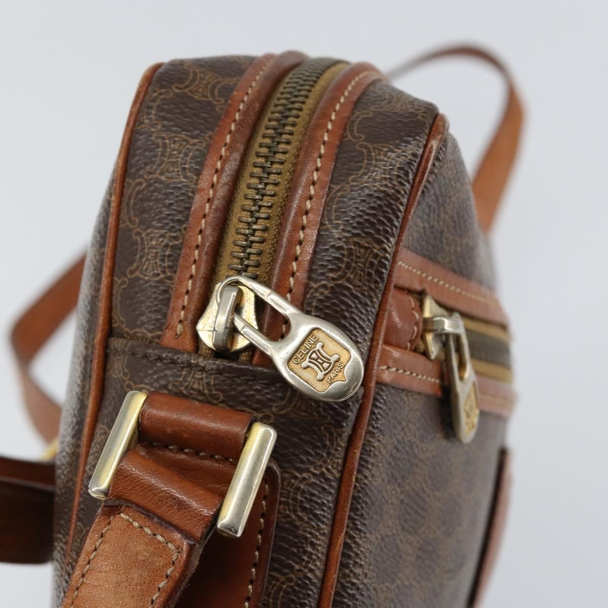 Celine Celine Vintage Macadam Canvas and Leather Size ONE SIZE - 19 Thumbnail