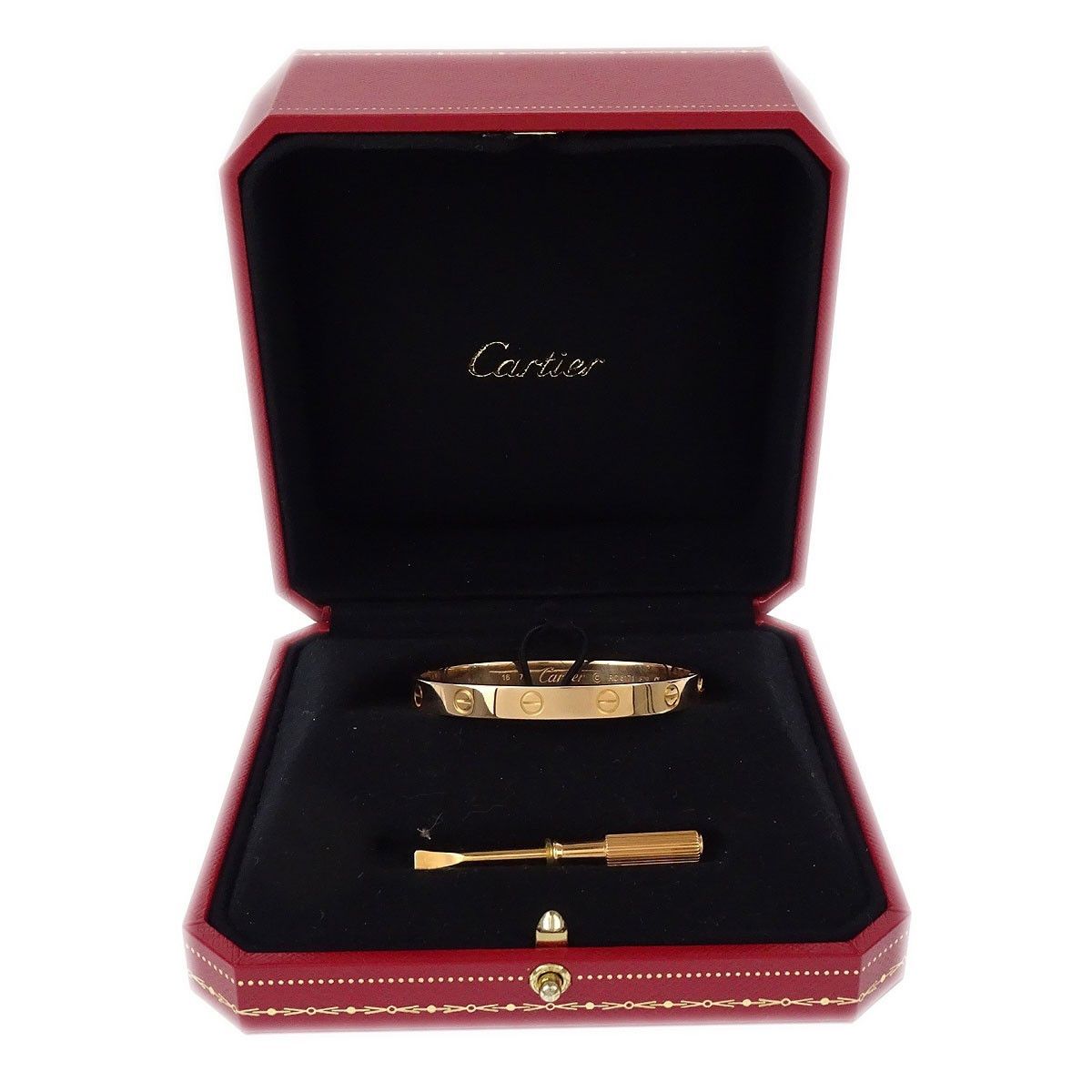Cartier Cartier Love Bracelet Brushed 18K Rose Gold Size ONE SIZE - 5 Thumbnail