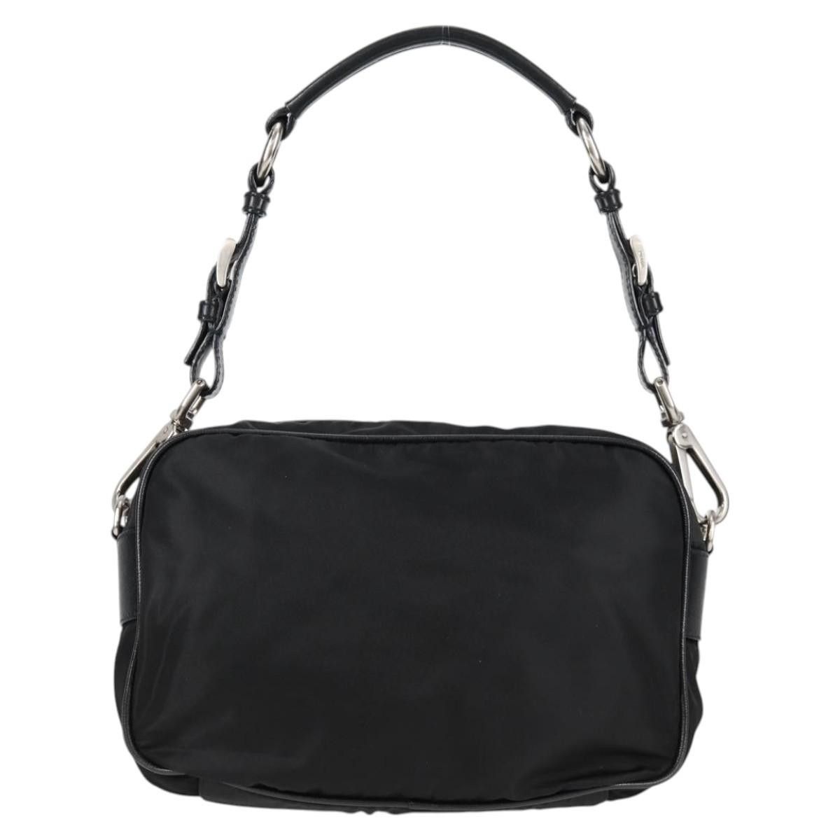 Prada Prada Vintage Front Pocket Shoulder Bag Nylon Size ONE SIZE - 2 Thumbnail