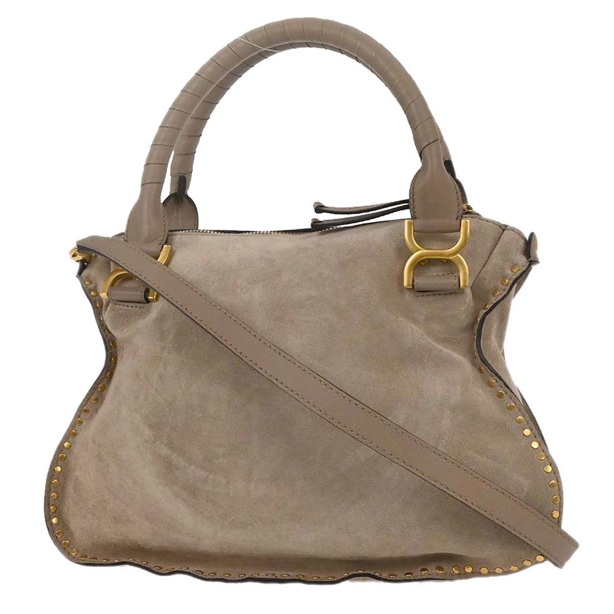 Chloe Chloe Marcie Satchel Suede Size ONE SIZE - 2 Thumbnail