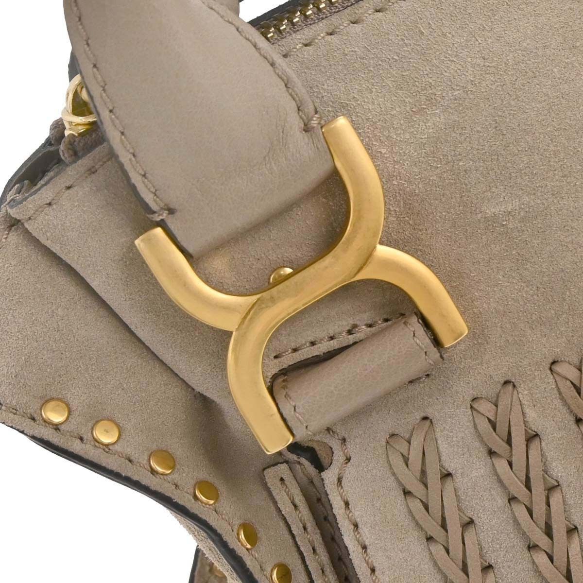 Chloe Chloe Marcie Satchel Suede Size ONE SIZE - 8 Thumbnail