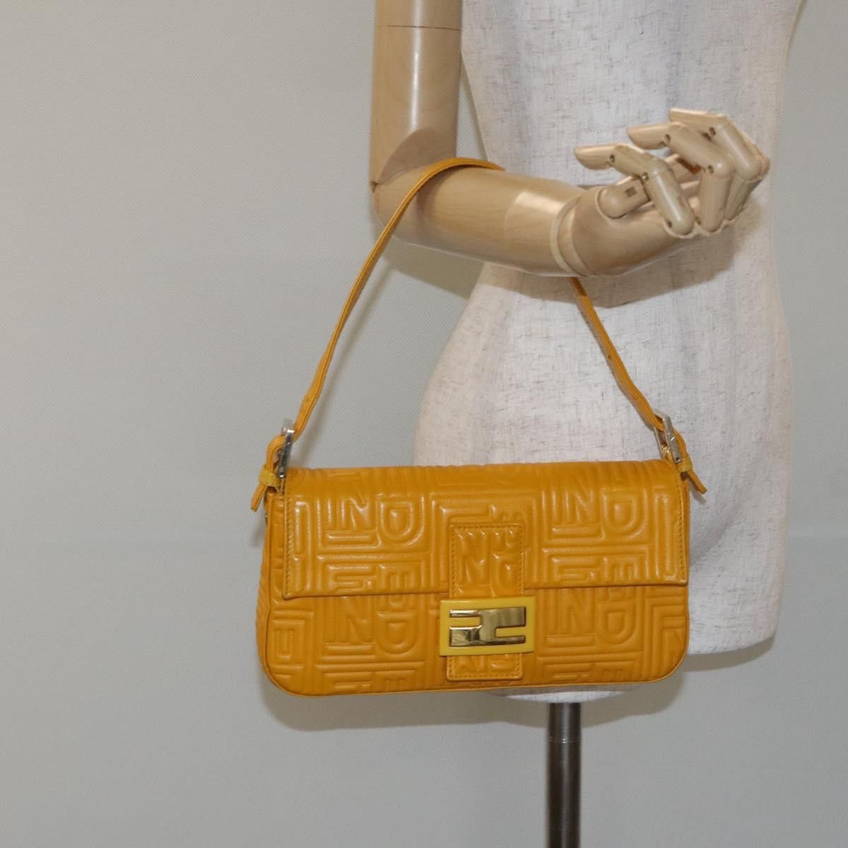 Fendi Fendi Mamma Baguette Shoulder Bag Canvas Size ONE SIZE - 8 Thumbnail
