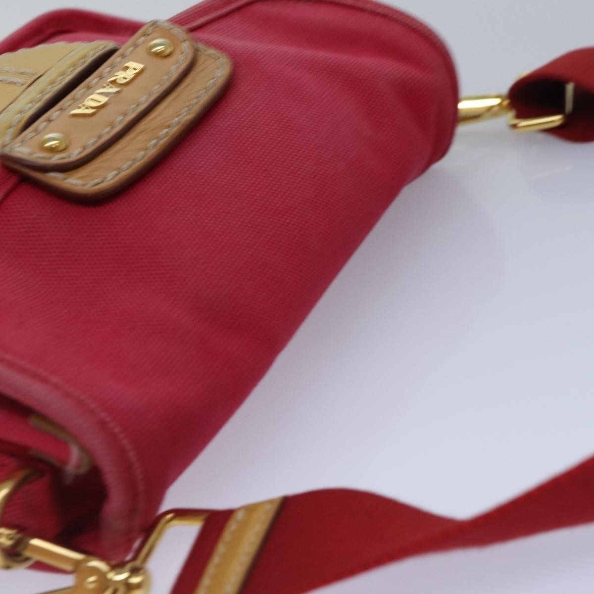 Prada Prada Push Lock Flap Shoulder Bag Canvas Size ONE SIZE - 18 Thumbnail