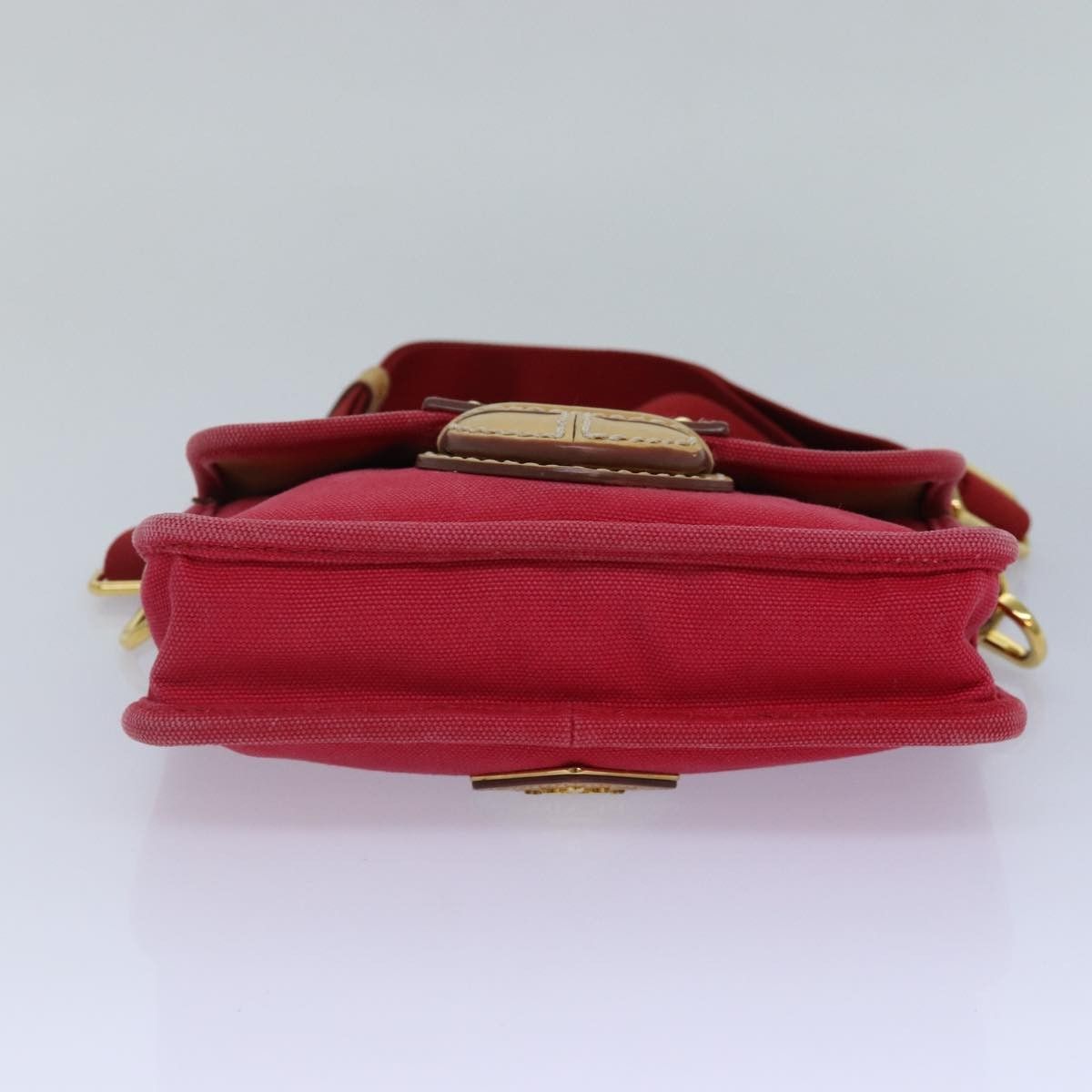 Prada Prada Push Lock Flap Shoulder Bag Canvas Size ONE SIZE - 17 Thumbnail